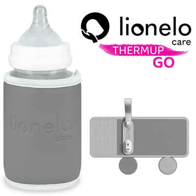Overmax Babyflaschenwärmer LOC-THERMUP GO GREY SILVER, Hält Getränke bis zu 24 Stunden lang warm, Aufladen über USB-Kabel, Passt für die meisten Flaschen, Sicher in der Anwendung