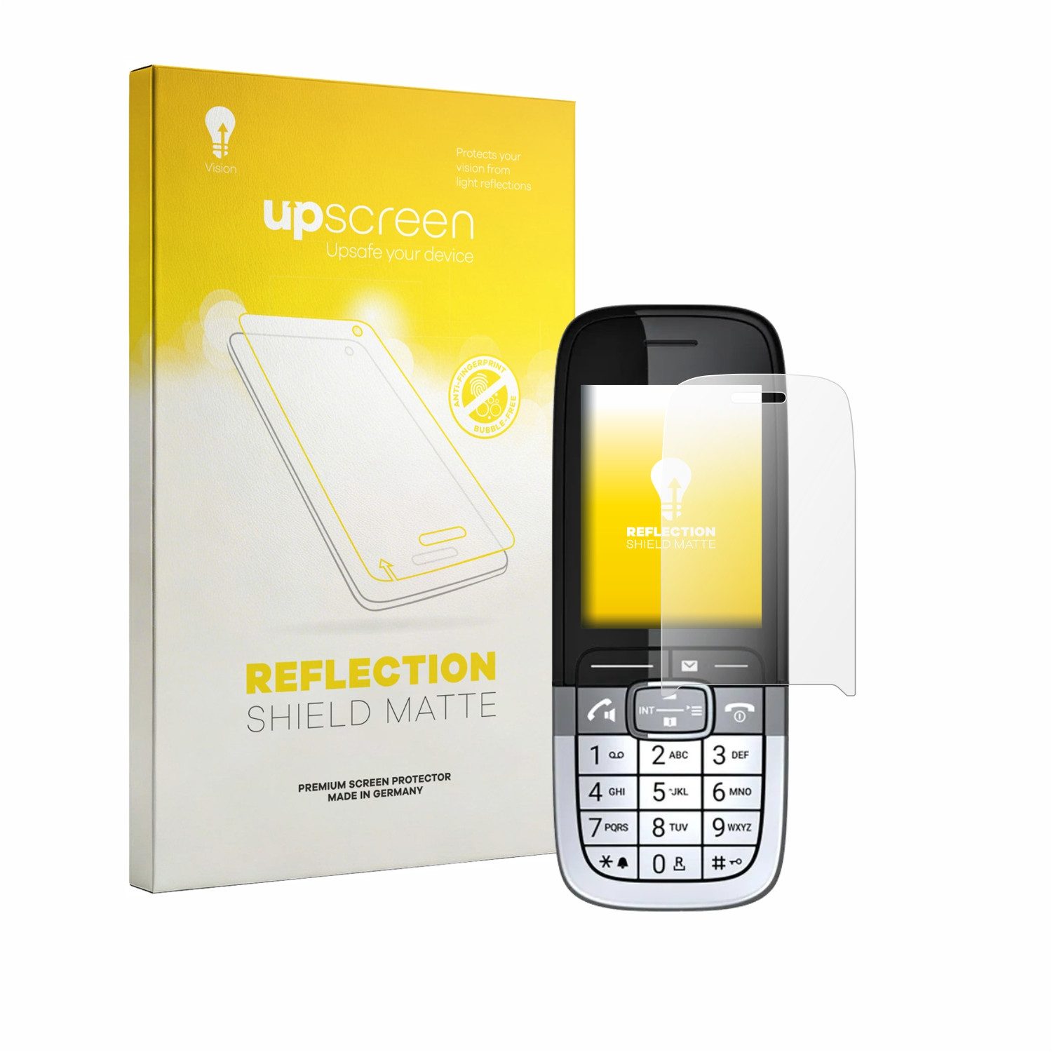upscreen Displayschutzfolie Schutzfolie für Mitel OpenScape DECT Phone SL7, Displayschutz Schutz Folie Matt Entspiegelungsfolie