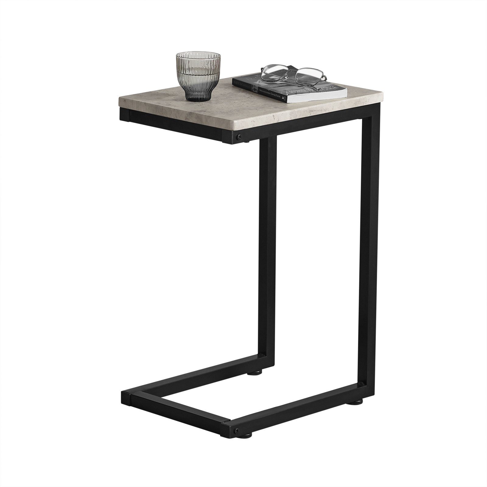 SoBuy Beistelltisch FBT87/44, C-Form, mobiler Kaffeetisch, Wohnzimmer Schla günstig online kaufen