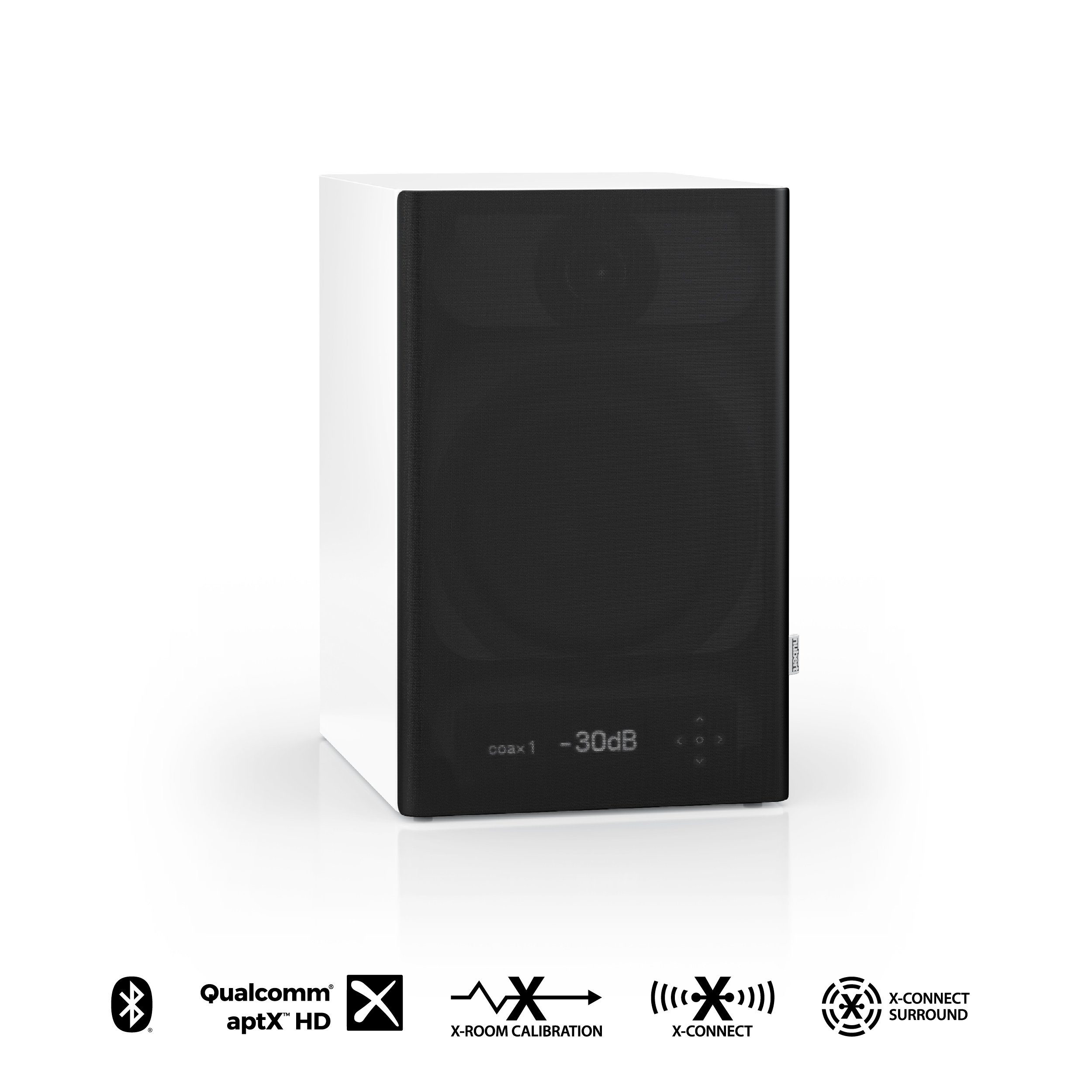 Nubert nuPro XS-4000 RC Regal-Lautsprecher (X-Connect, X-Connect Surround, Bluetooth, aptX HD, aptX Low Latency, AAC, SBC, 360 W, Aktivlautsprecher, 2-Wege, 360 W Dauerleistung, X-Room Calibration)