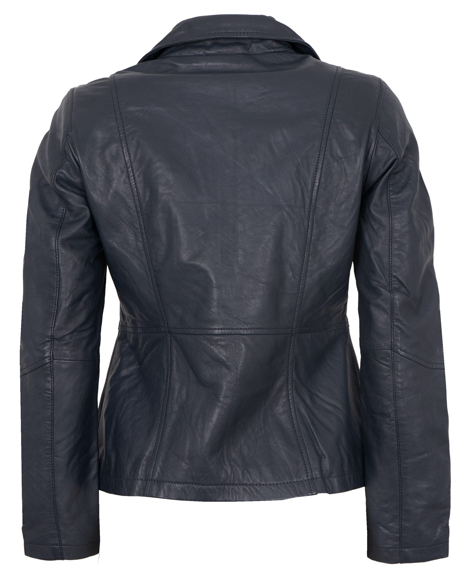 Otto Kern Lederjacke Lotta OTTO KERN - Damen Lederjacke Lammnappa navy – Bild 3 von 5