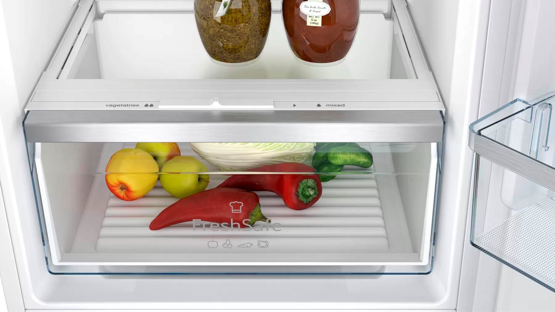 NEFF Einbaukühlgefrierkombination N 50 KI5872FE0, 177,2 cm hoch, 54,1 cm breit, Low Frost: geringere Eisbildung & schnelleres Abtauen – Bild 5 von 5