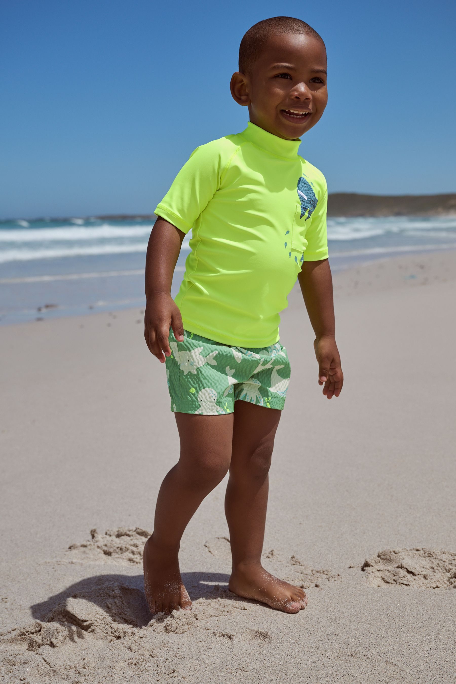 Next Badeanzug Rash-Set mit Trägertop und Shorts (2-St)