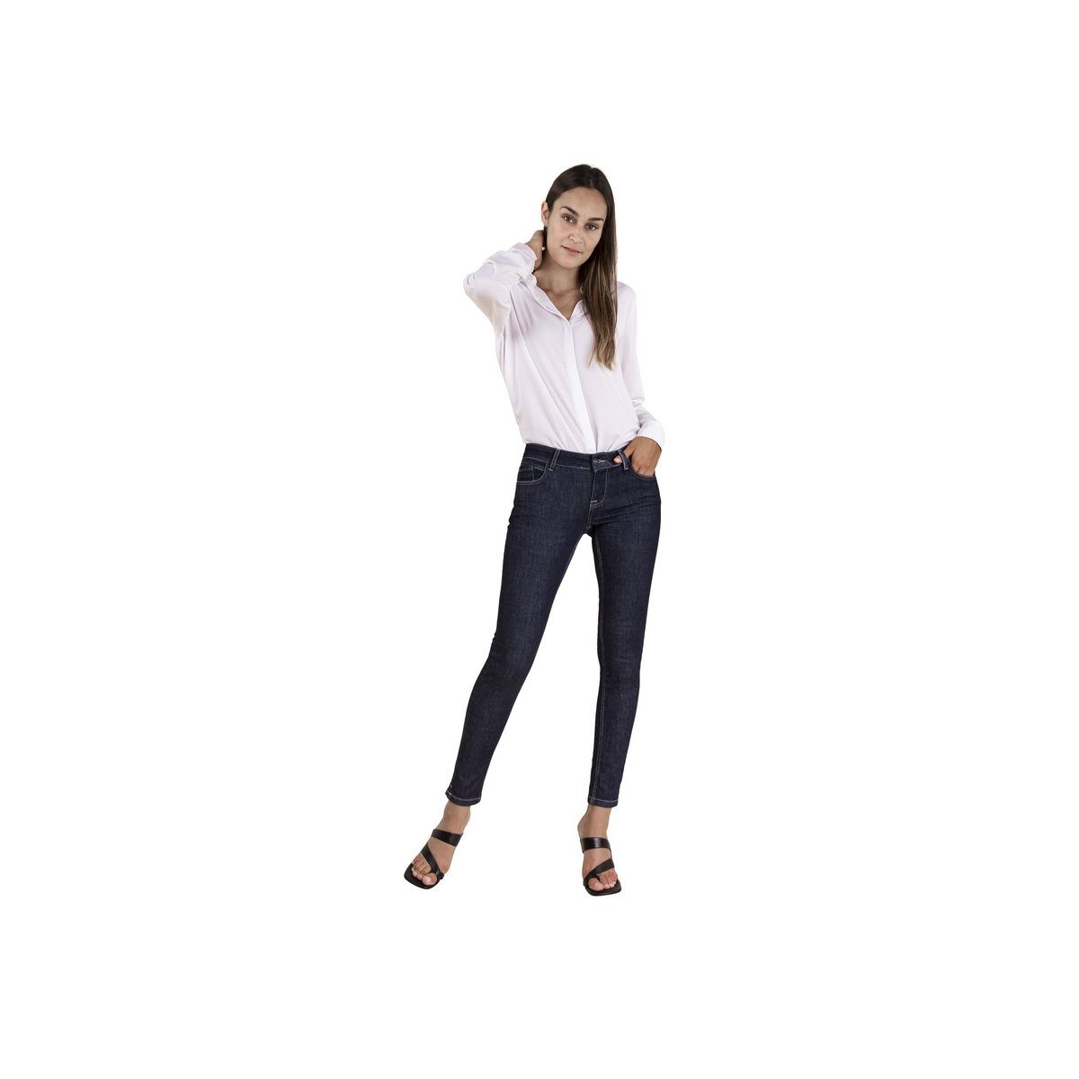 5-Pocket-Jeans blau (1-tlg) BLUE FIRE