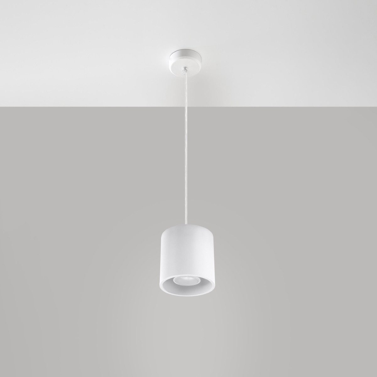 SOLLUX lighting Hängeleuchte Hängeleuchte Orbis 1 Weiß, Nicht enthalten