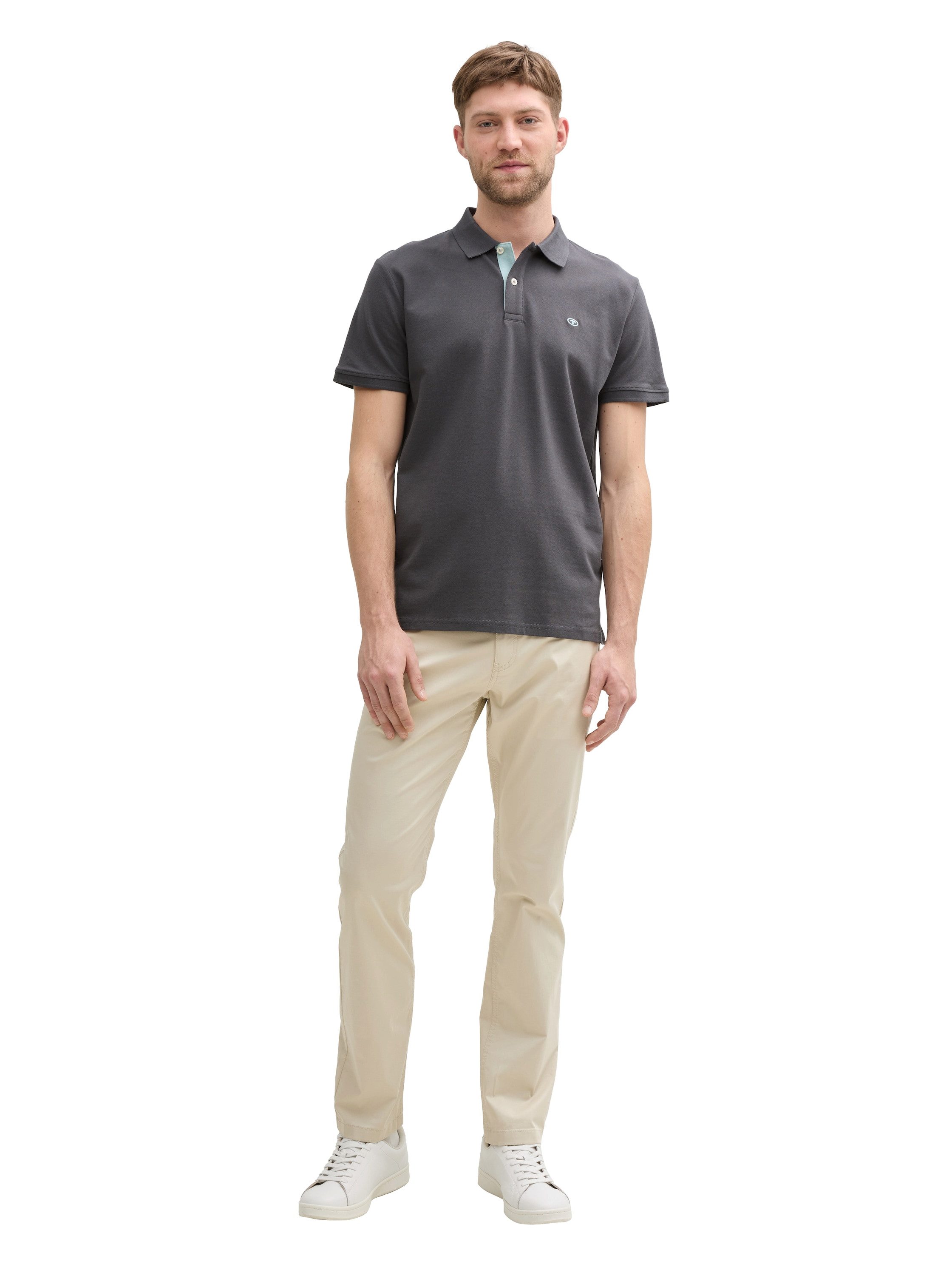 TOM TAILOR Poloshirt mit Logo Stickerei