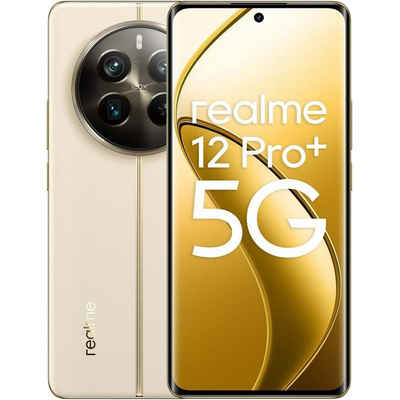 Realme 12 Pro+ 5G 512 GB / 12 GB - Smartphone - navigator beige Smartphone (6,7 Zoll, 512 GB Speicherplatz)