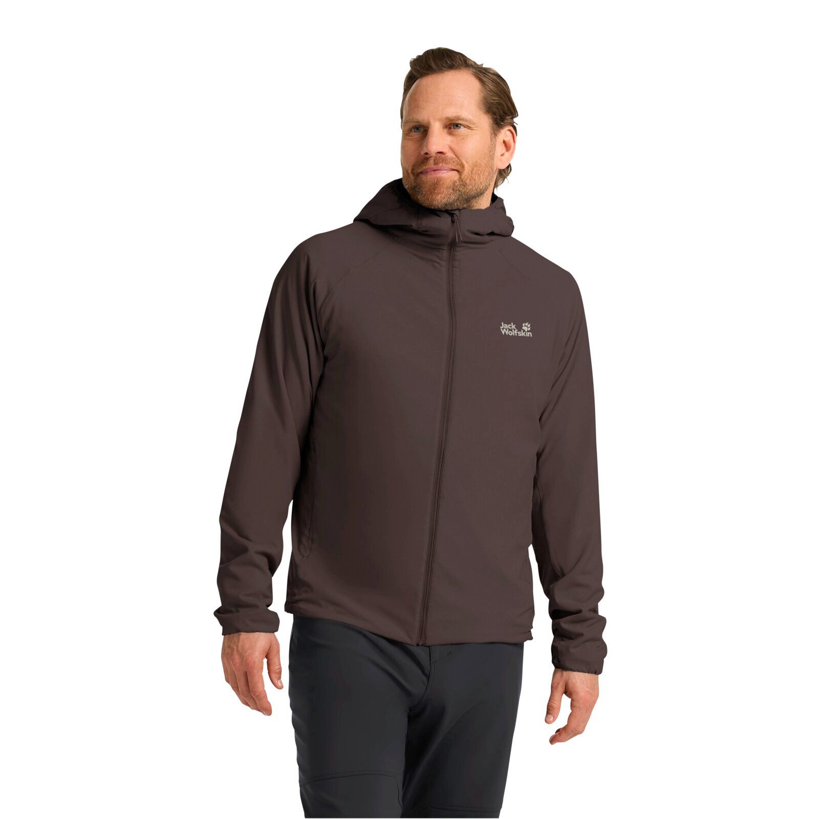 Funktionsjacke Wanderjacke Prelight Insulated (winddicht, warm) braun Herren