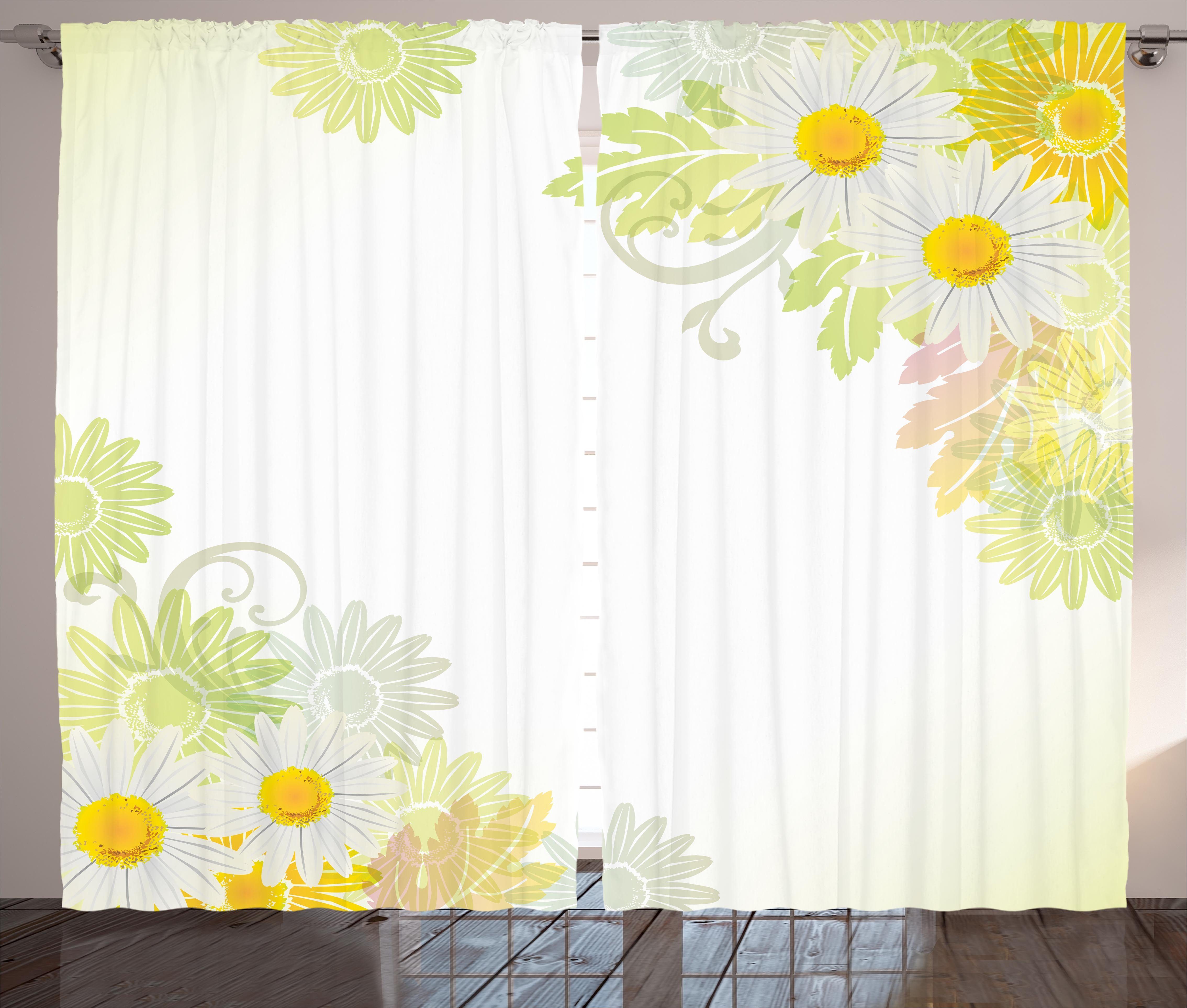 Gardine Schlafzimmer Kräuselband Vorhang Abstrakt Haken, Blumen Schlaufen und Abakuhaus, mit