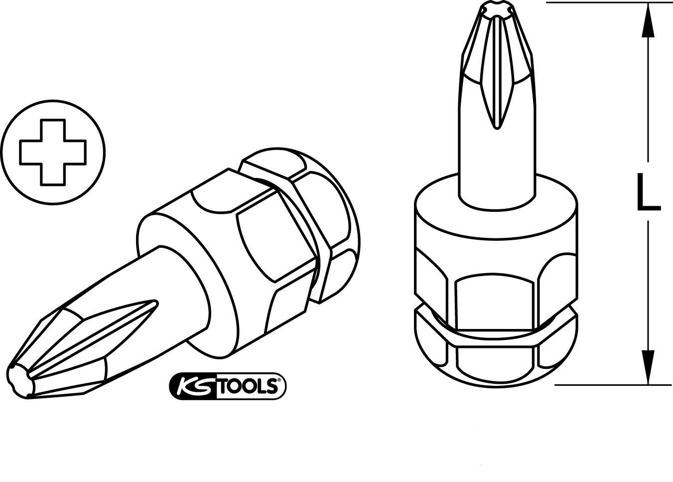 Thumbnail - KS Tools Bohrer- und Bitset Micro Bit, PH0