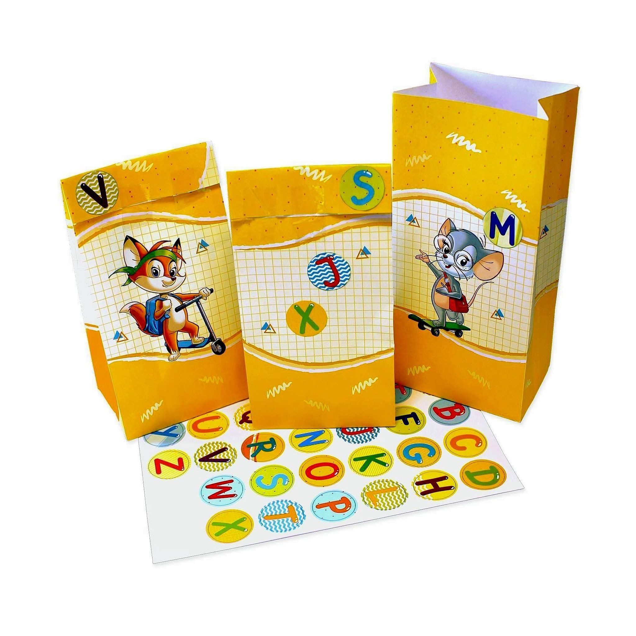 Roth Terminkalender Roth ABC Kalender: 26 Papiertüten mit Buchstabenetiketten