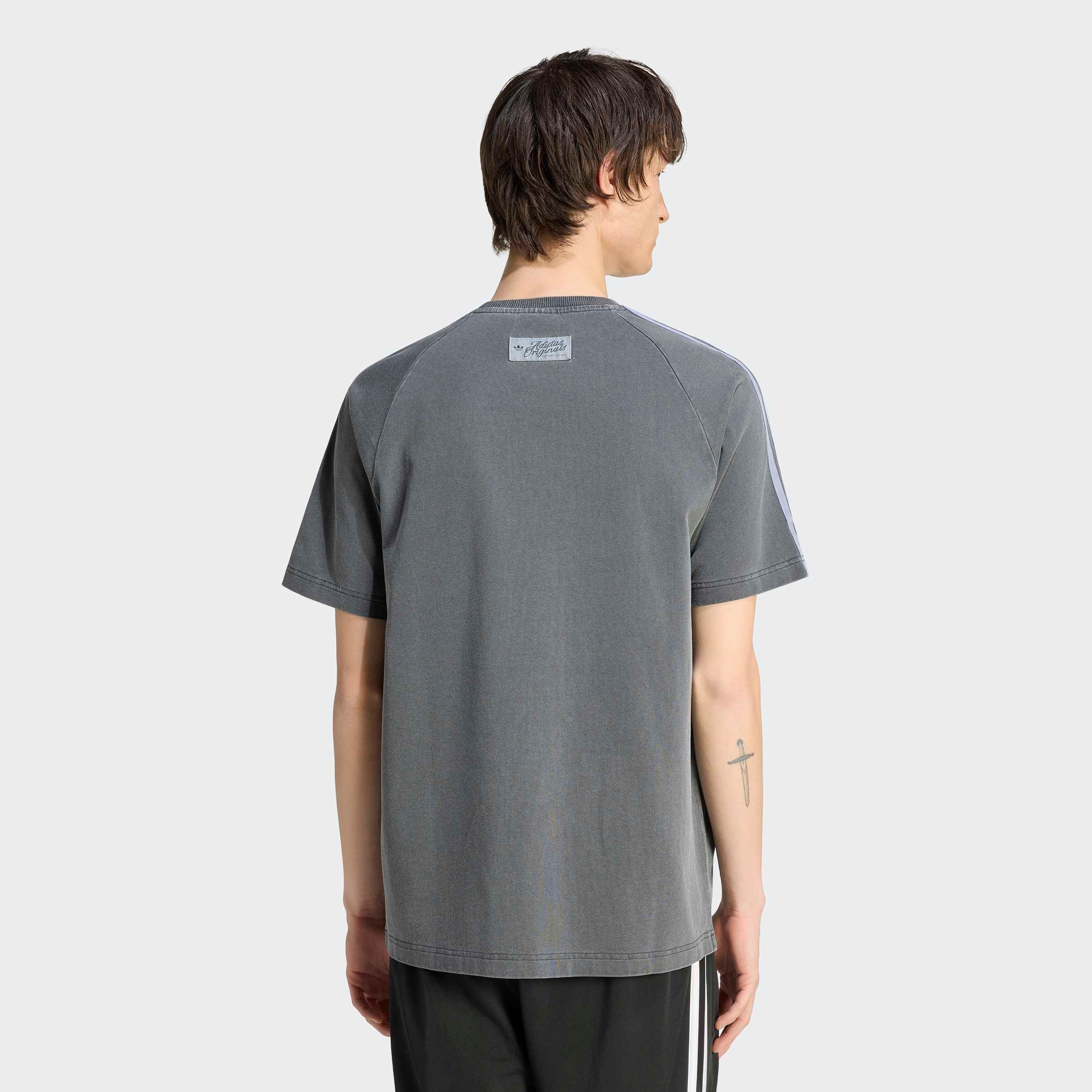 adidas Originals T-Shirt ADIDAS ORIGINALS RINGER, MIT VERWASCHENER GRAFIK