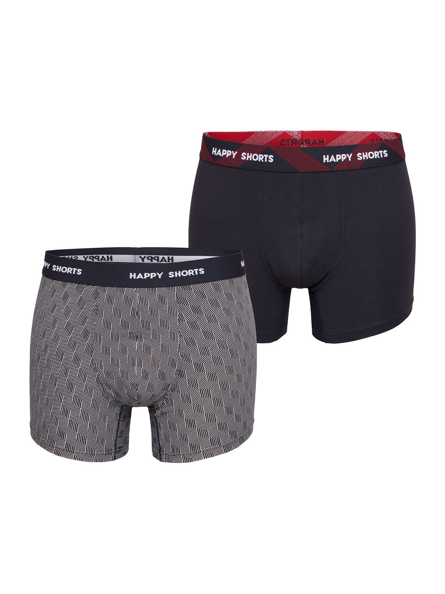 HAPPY SHORTS Retro Pants Trunks (2-St) Retro-Boxer Retro-shorts unterhose Abstract