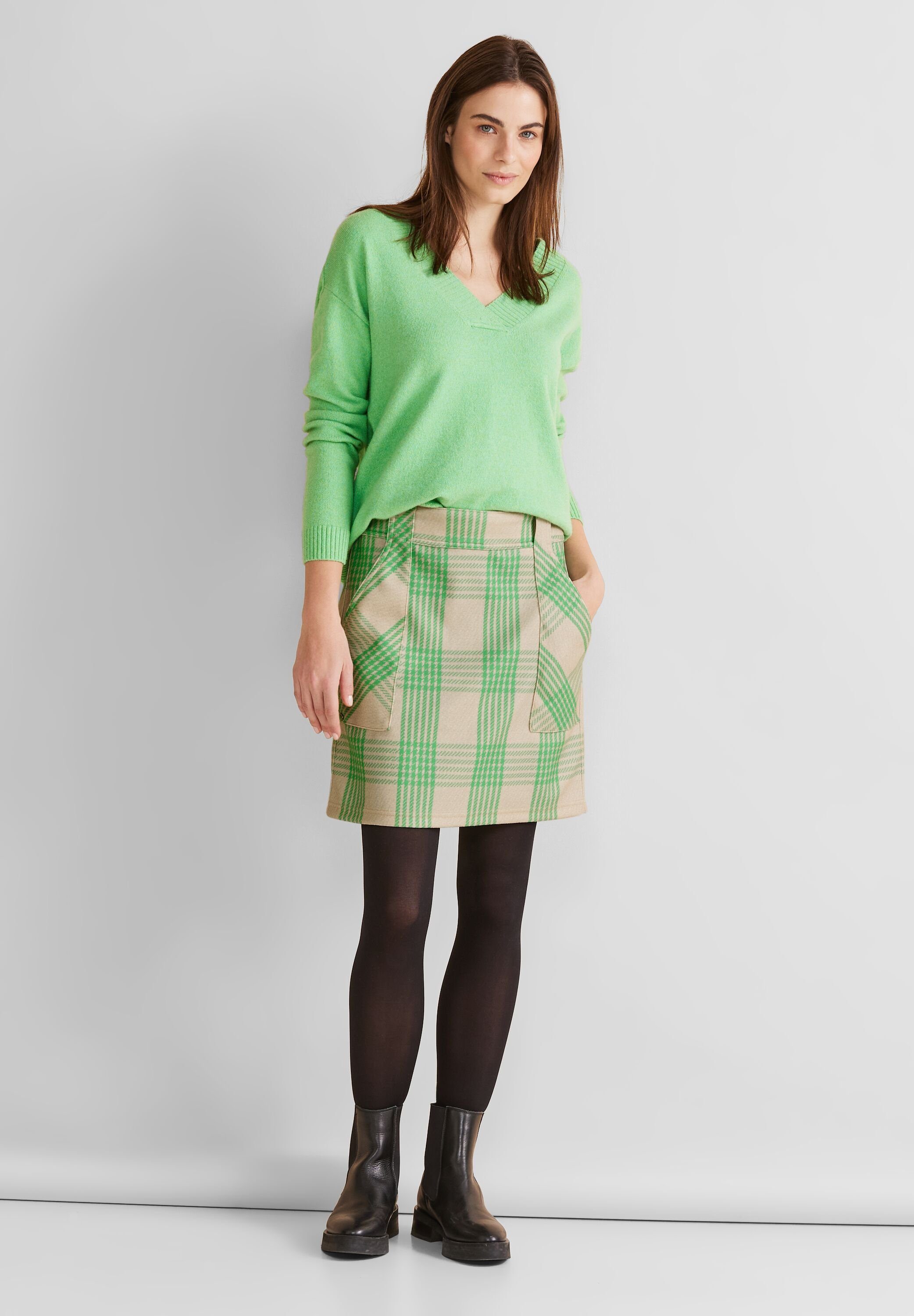 STREET ONE Minirock mit Karomuster