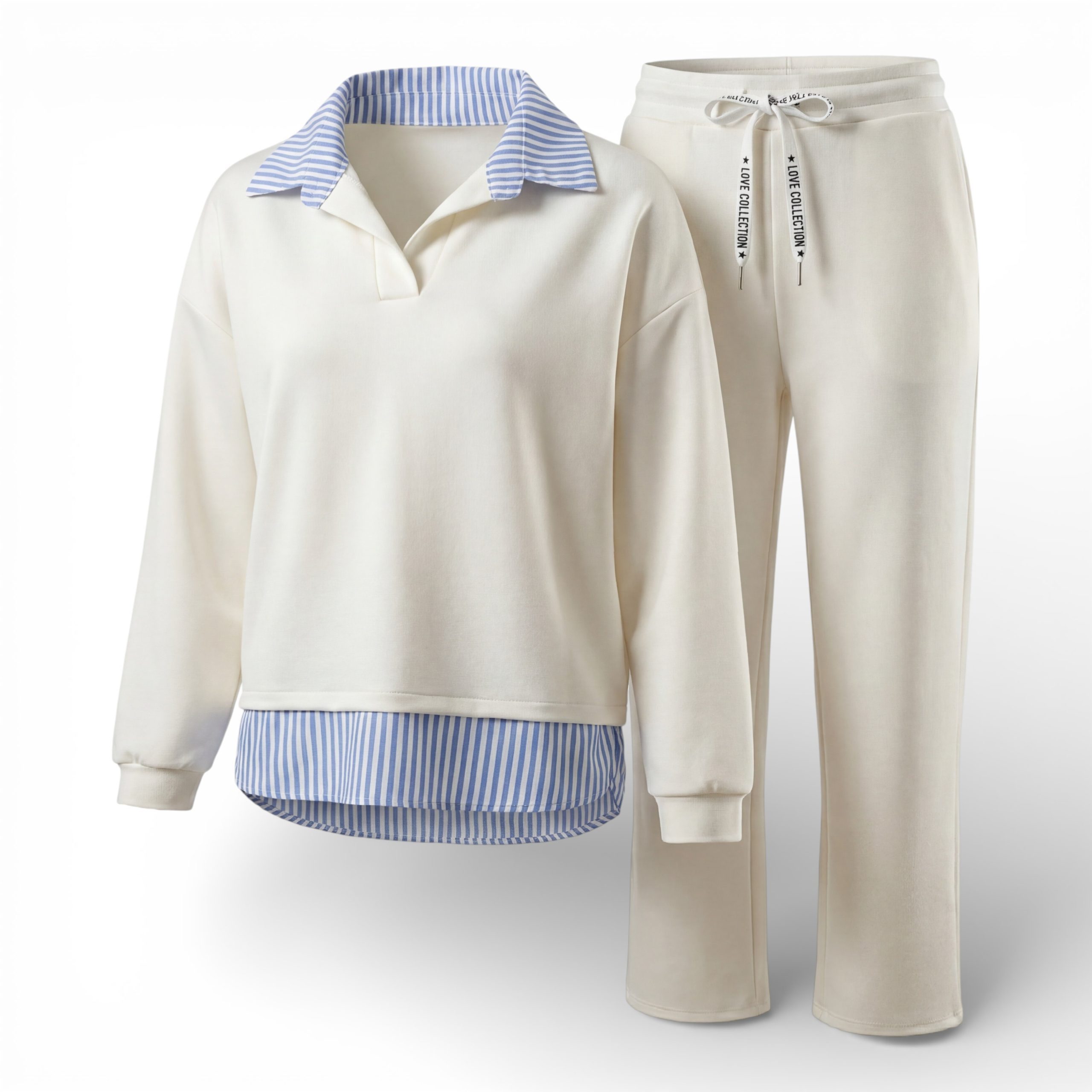 OriginalYou Loungeanzug Damen Loungewear 2-teilig Freizeitanzug mit Stretch One Size 36-40 (36/38 relaxed, 38/40 regular), Soft Silk Jersey