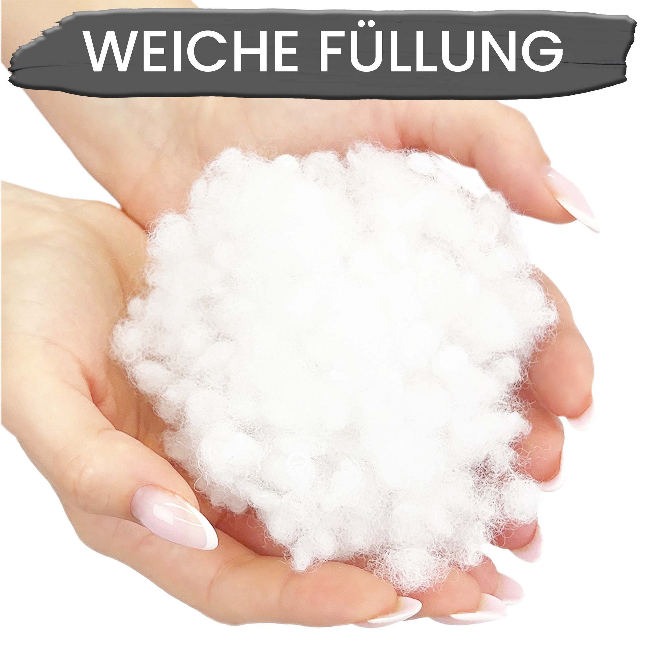 Amilian Dekokissen mit Füllung und Bezug - 2er Set - Zierkissen; Sofakissen - 40x40 cm, (2 Stück), Dekokissen mit Inlett - Couchkissen mit Kissenfüllung