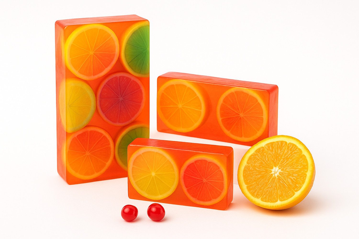 Nesbel - Spüren Sie die Reinheit? Handseife Orange, Glycerin Hand-und Dusch Seife mit Ziegenmilch 100g