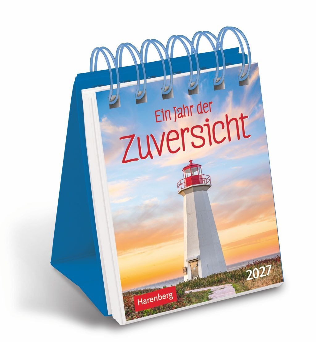 Tischkalender Ein Jahr der Zuversicht Mini-Geschenkkalender 2027 Jeden Tag positiv D