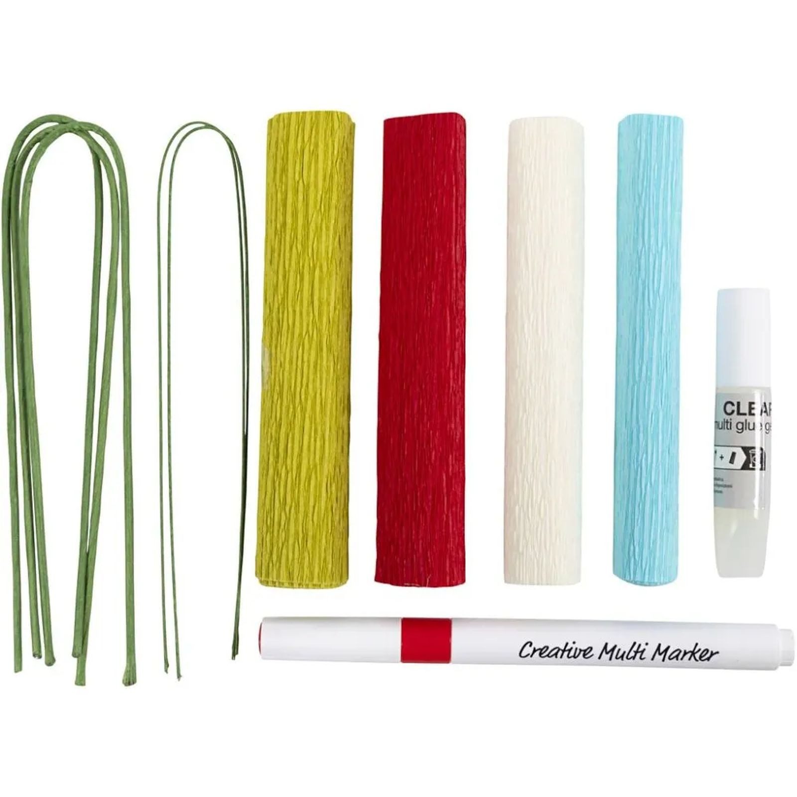 creativ company Kreativset Mini-Kreativ-Kit Krepppapier