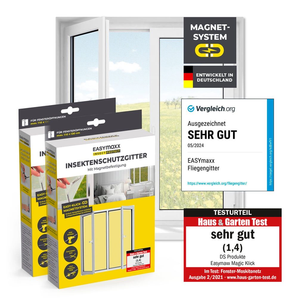 EASYmaxx Insektenschutz-Fensterrahmen Insect Protect Insektenschutzgitter 1 günstig online kaufen