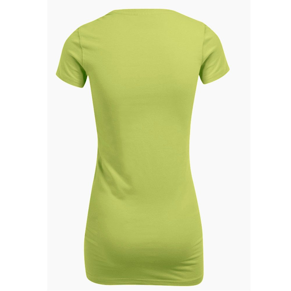 Promodoro Longshirt Slim Fit V-Neck T-Shirt Long Modernes extra langes Single-Jersey Longshirt mit Elasthan-Anteil