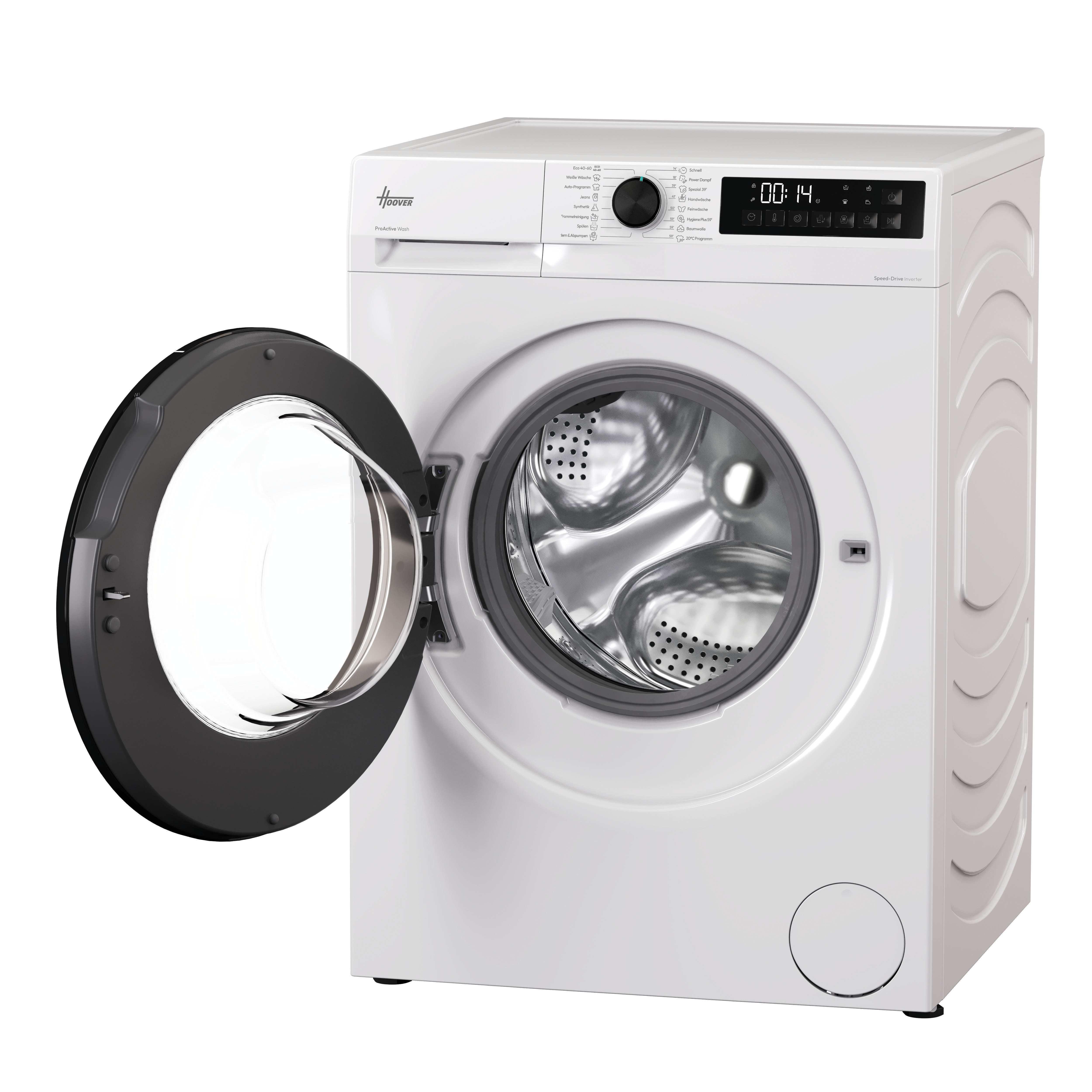 Hoover Waschmaschine H/ProWash 300 HGDQ48SB6-84, 8 kg, 1300 U/min, Vielseitige Kurzprogramme