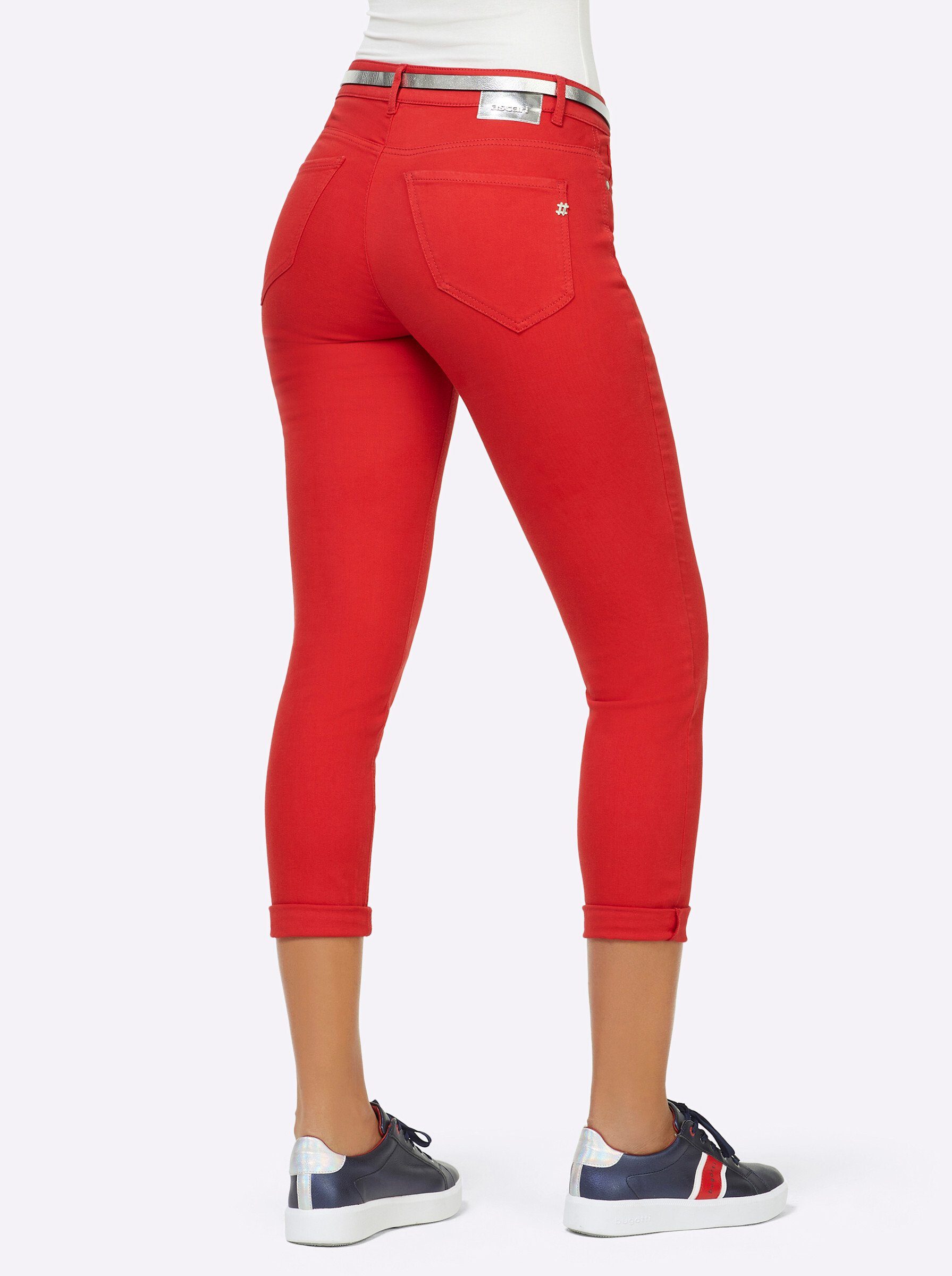 ascari Bequeme Jeans Edel-Jeans leicht vertieft