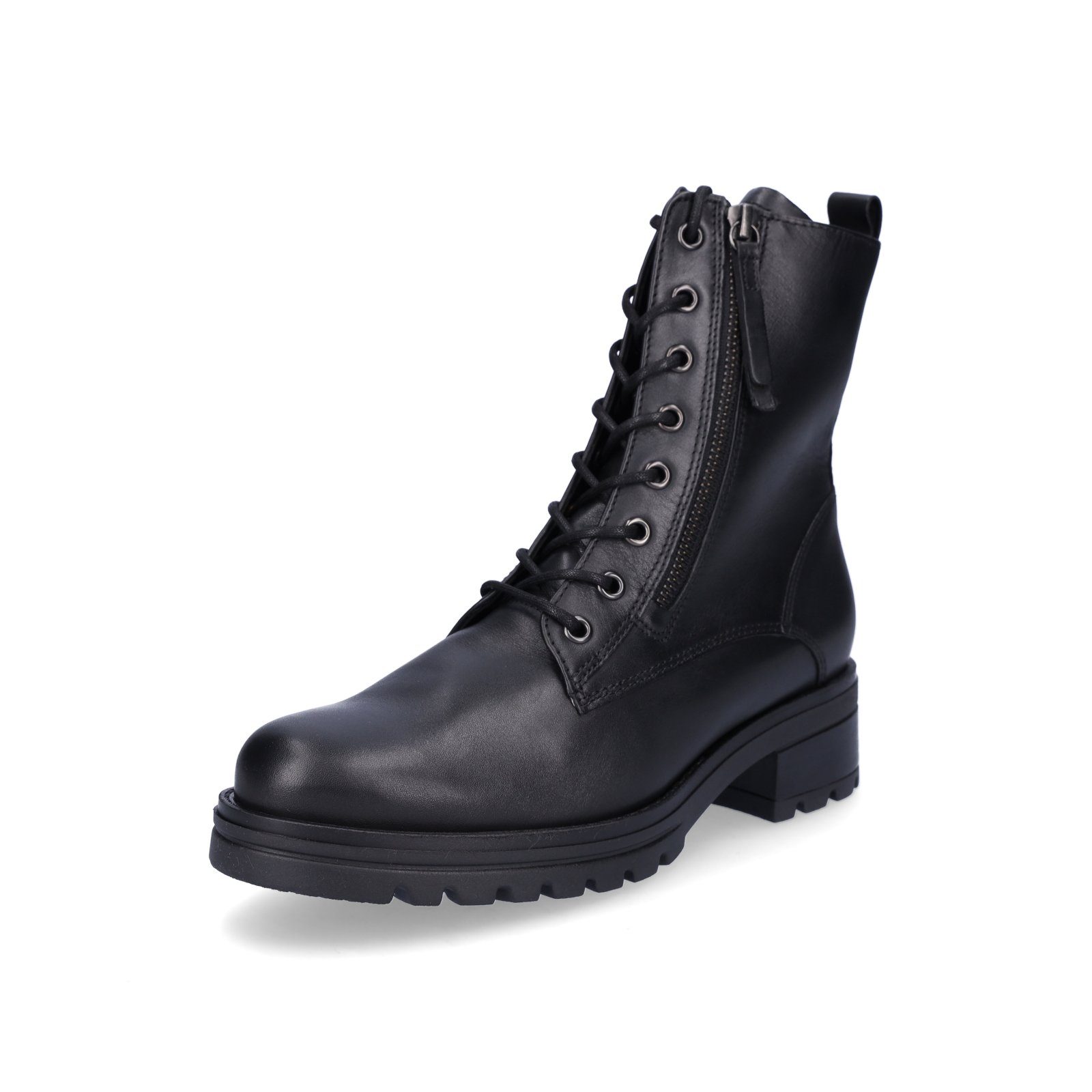 Gabor Damen Leder Schnürboot schwarz Schnürboots