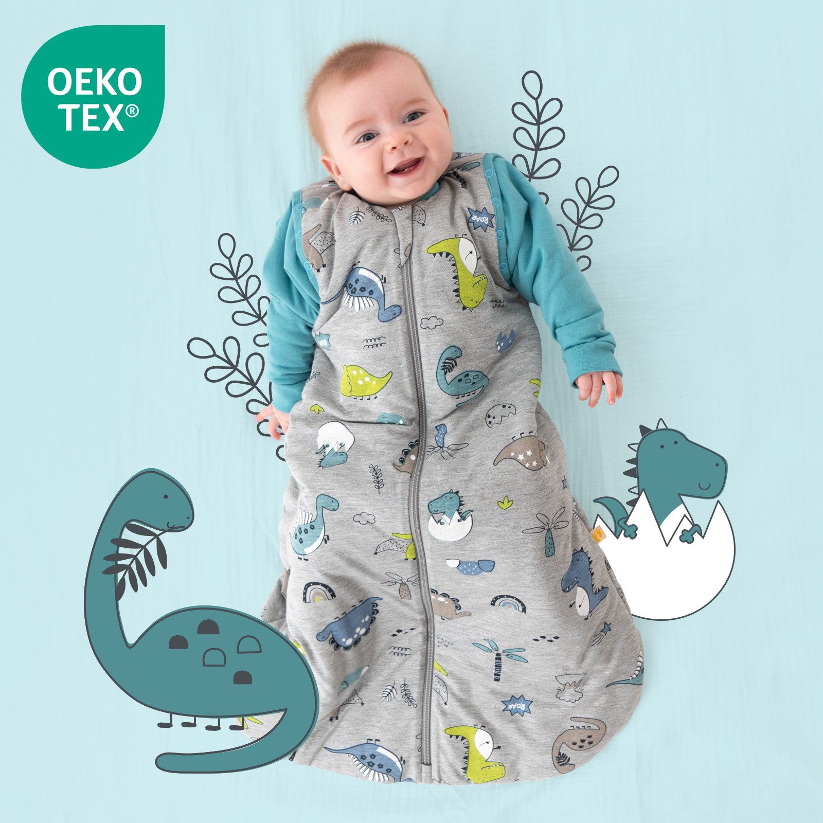Schlummersack Kinderschlafsack Babyschlafsack, 2.5 Tog OEKO-TEX zertifizier günstig online kaufen