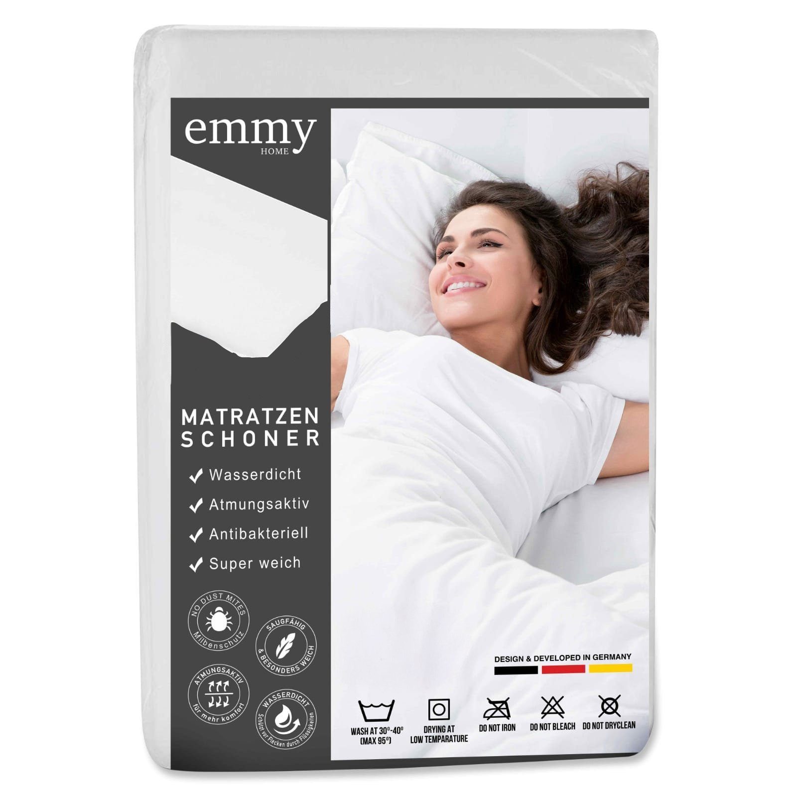 Matratzenschoner 90x200, 140x200, 160x200, 180x200 Matratzenschoner Emmy Home