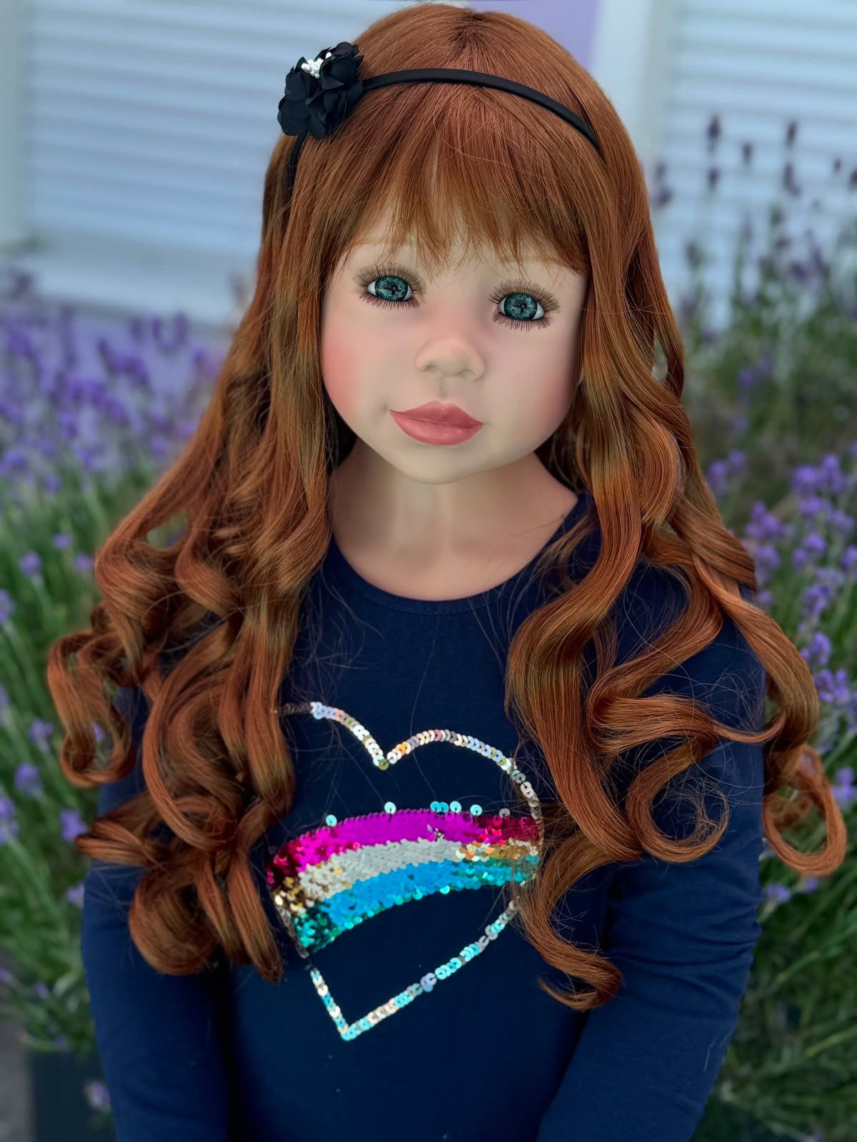 CMTPUPPENGALERIE Stehpuppe Marie von Monika Levenig - 122 cm - rot (1-tlg)