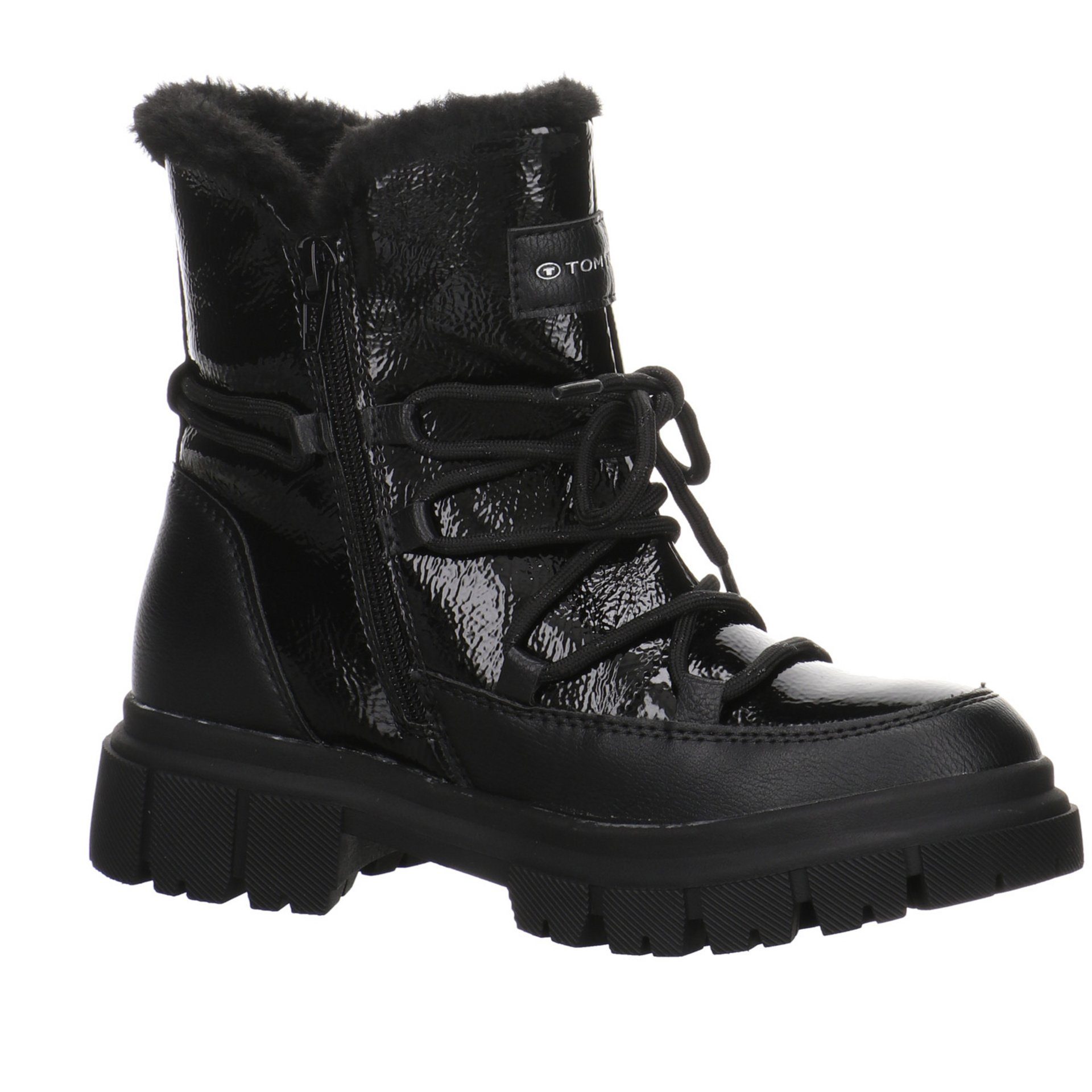 TOM TAILOR Kinderschuhe black Mädchen Stiefel Schuhe Stiefelette Boots Synthetikkombination