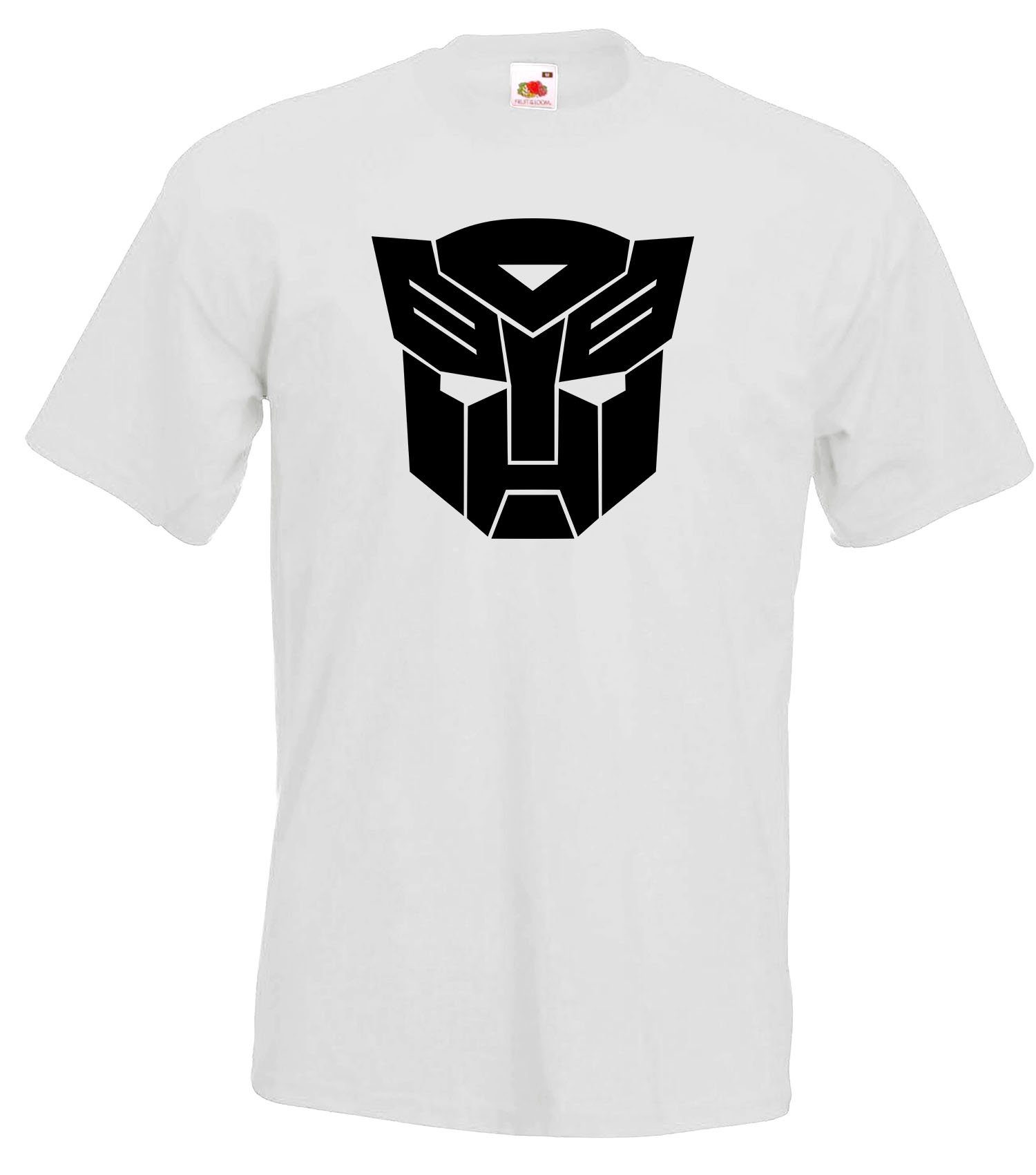Youth Designz T-Shirt Autobot Herren Shirt mit trendigem Motiv weiss