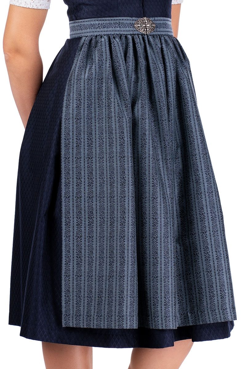 MarJo Dirndl Midi Dirndl 2tlg. - WINDACH - nachtblau/denim