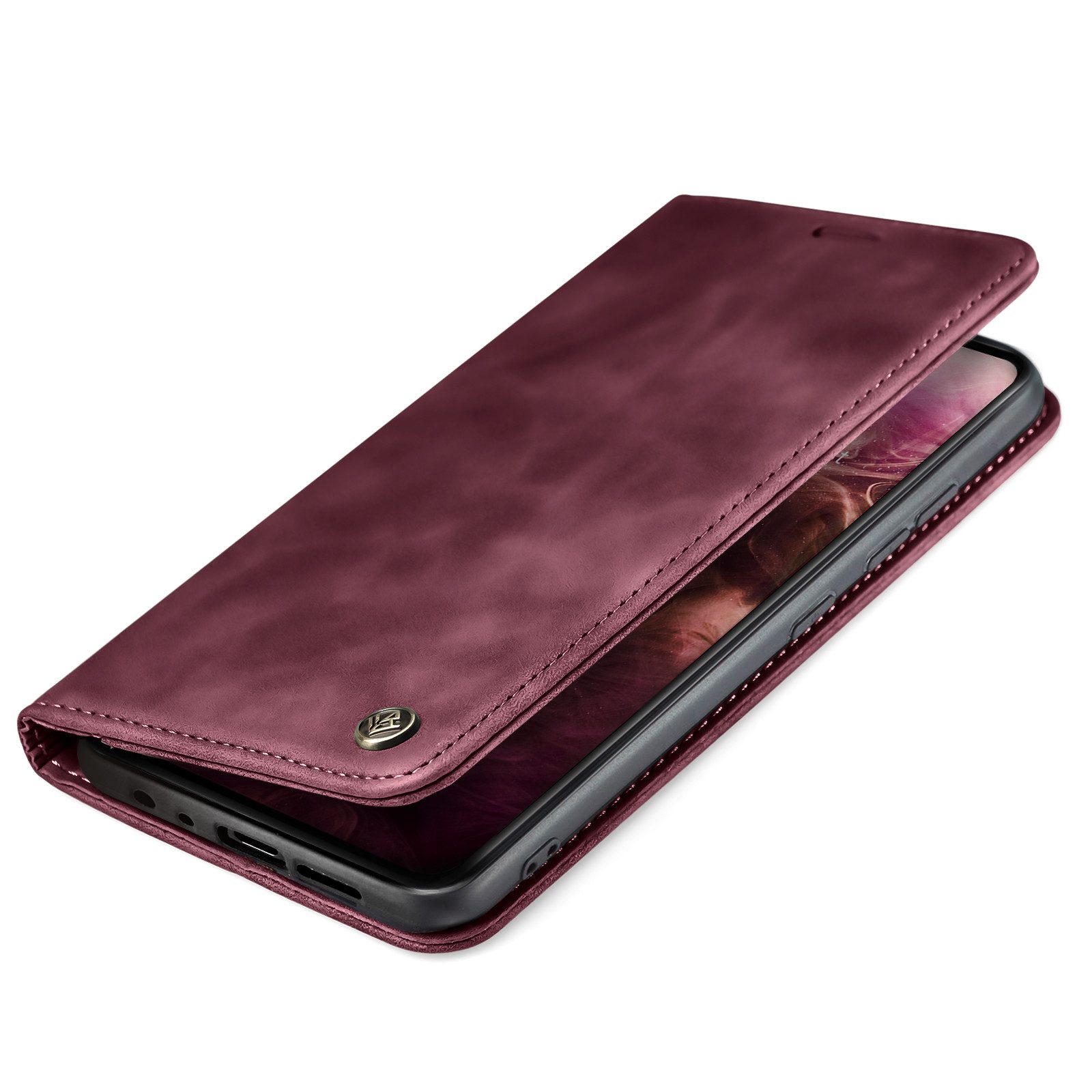 Tec-Expert Handyhülle Tasche Hülle für Samsung Galaxy A40 5.9 Zoll, 5.9, Cover Klapphülle Case mit Kartenfach Fliphülle aufstellbar