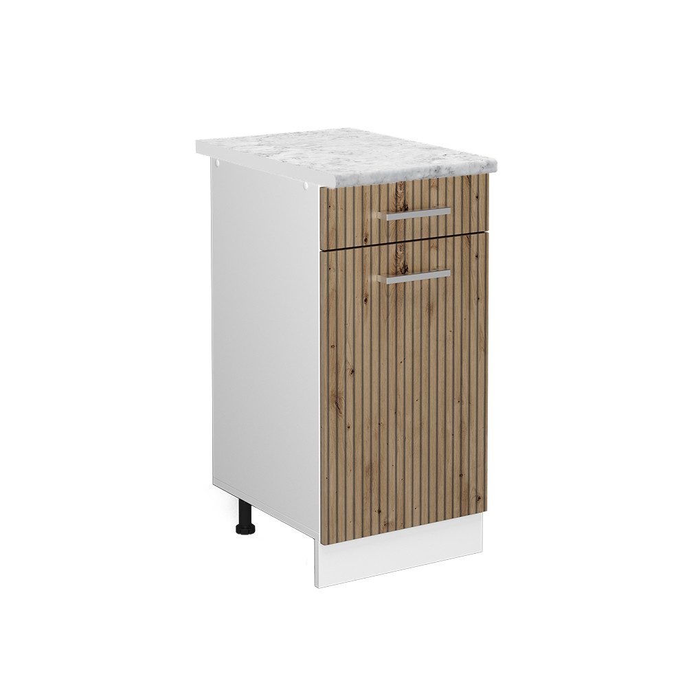 Vicco Unterschrank R-Line, Artisan-Eiche/Weiß, 40 cm, günstig online kaufen