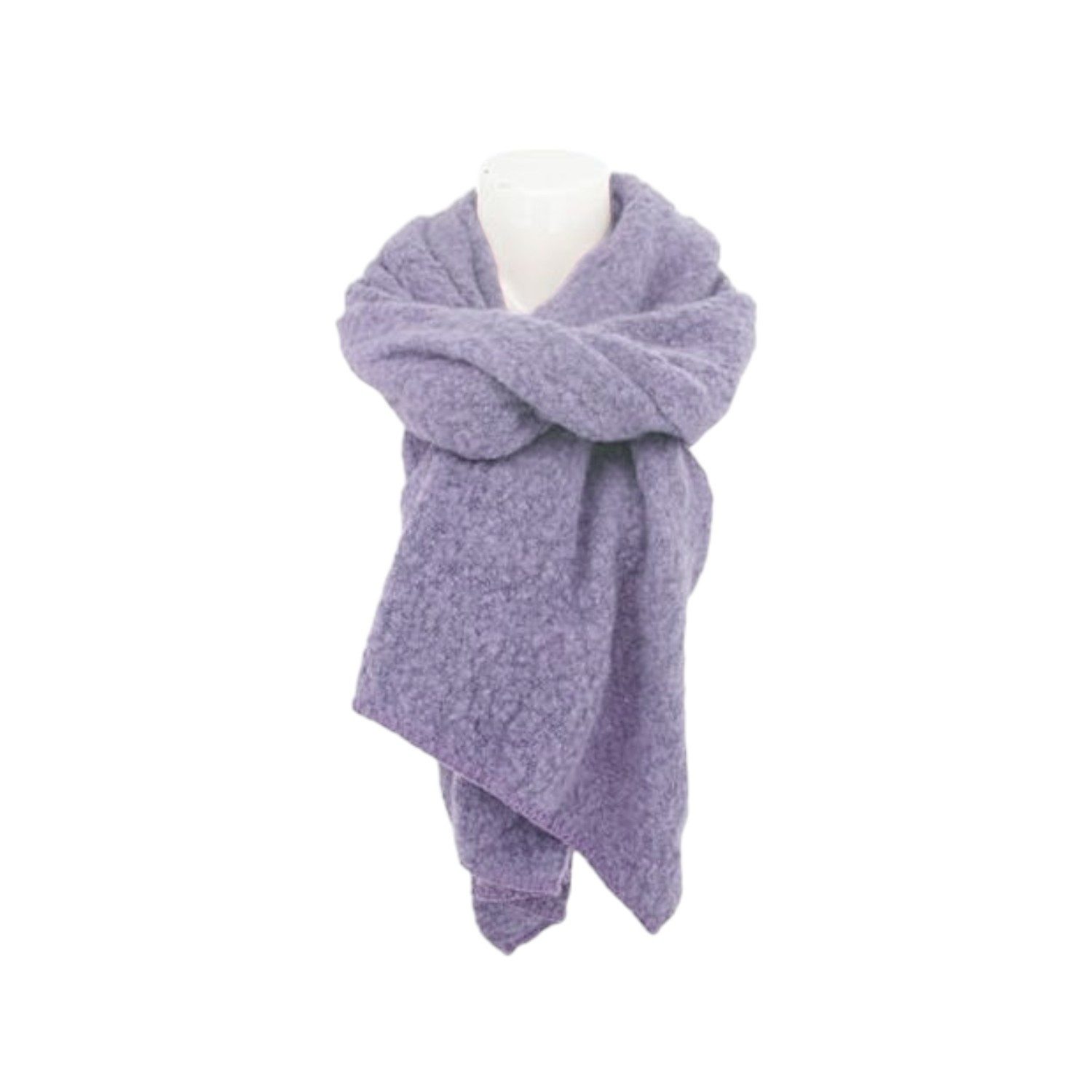 Schal Winter Damen Schal Trapez » Bouclé Damenschal 200x40 cm
