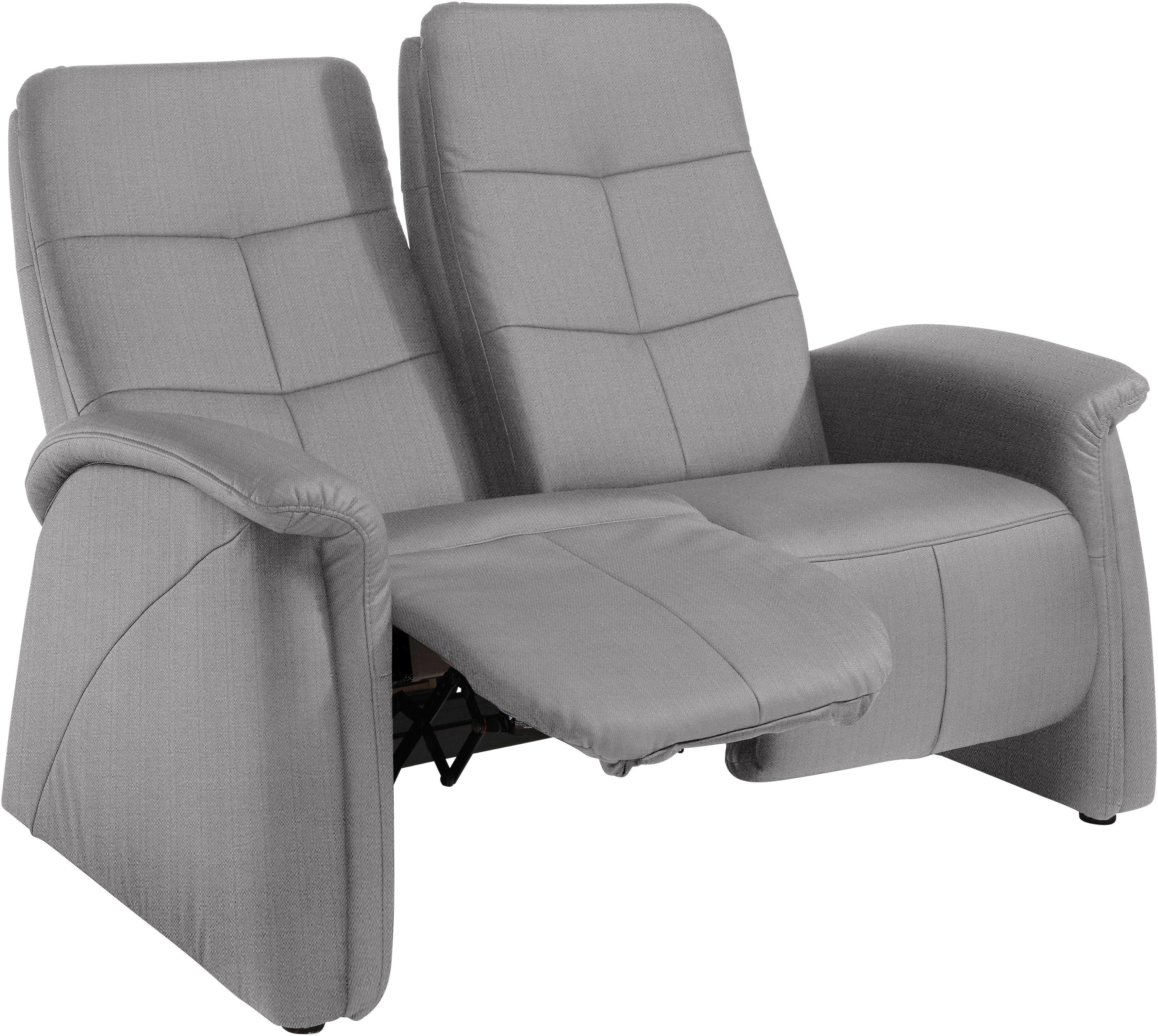 exxpo - sofa fashion Sofa Tivoli, Kinosofa, bequem und komfortabel durch die Relaxfunktion, (2-sitzig), schmale Armlehnen