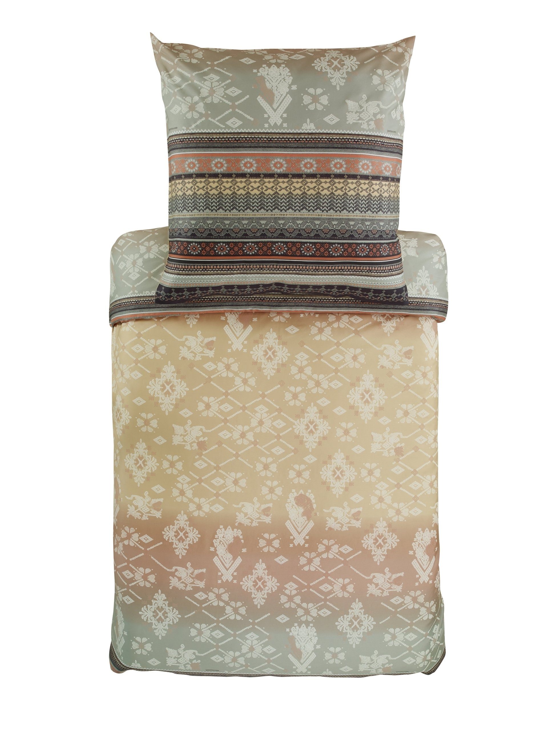 Bassetti Bettwäsche OLBIA, Satin, 2 teilig, aus satinierter Baumwolle