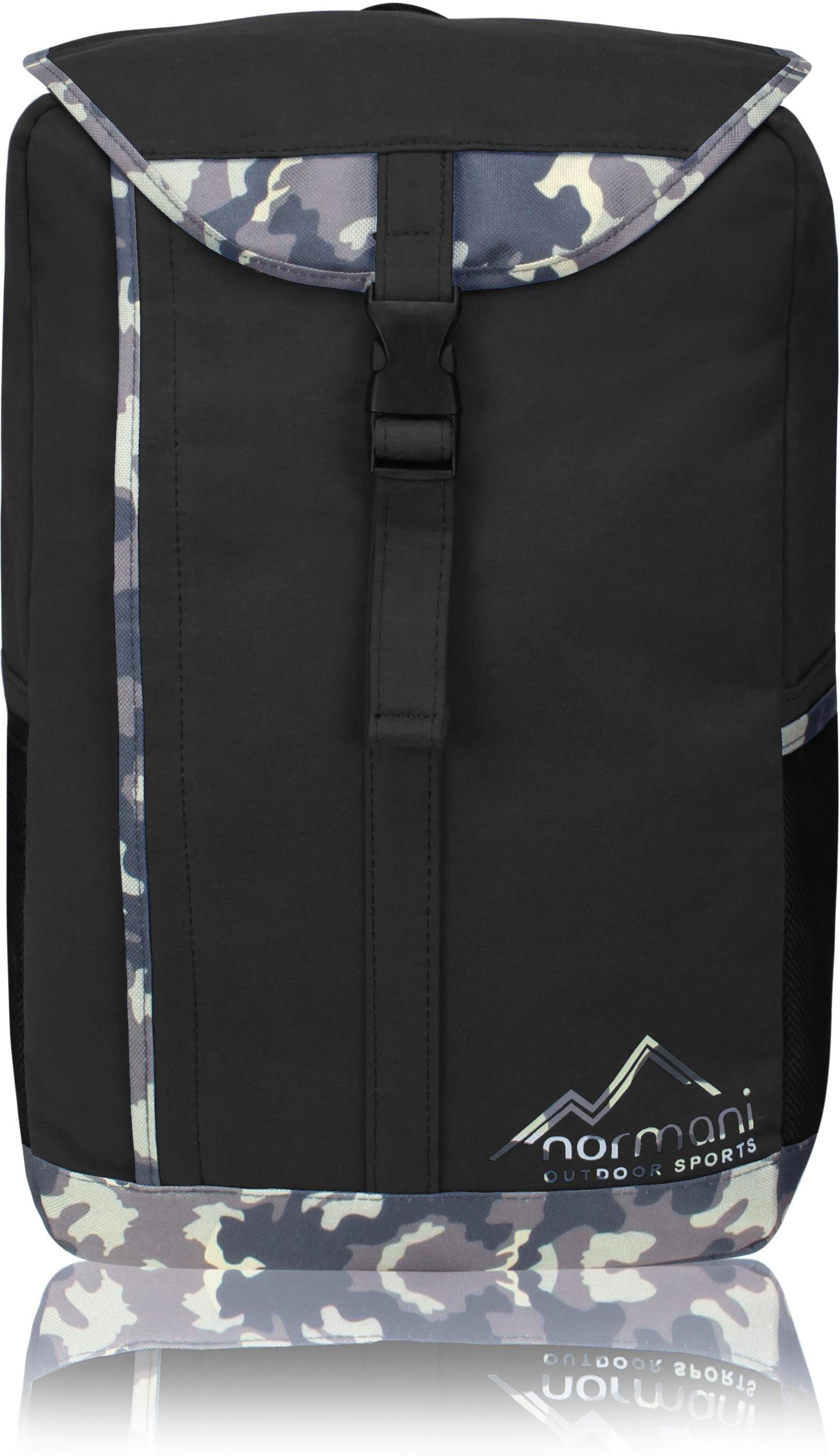 normani Daypack Rucksack Freshman, Schulrucksack mit vielen Fächern