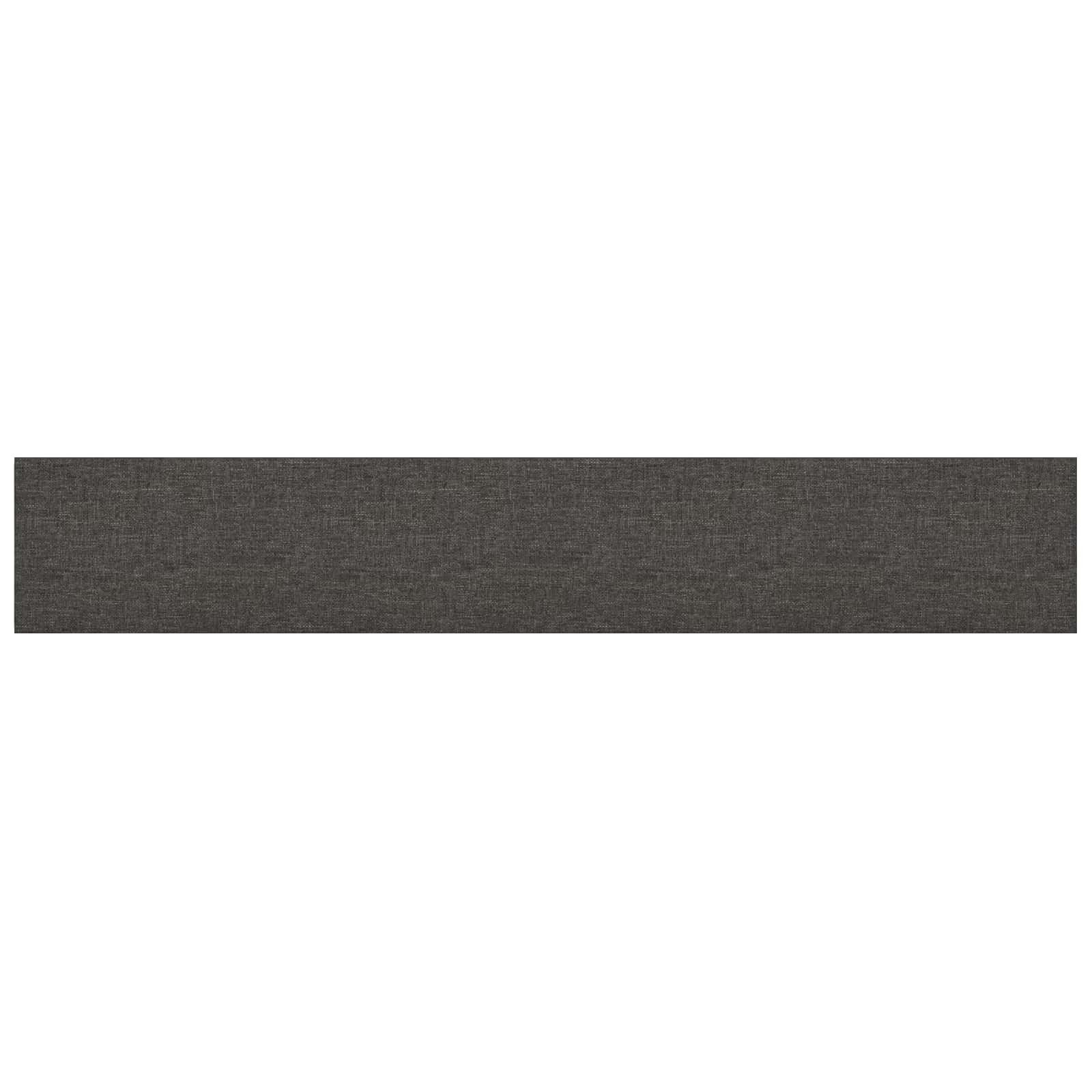 vidaXL Wandpaneel Wandkopfteilen 12 stk. 90 x 15 cm Dunkelgrau Stoff, (12-tlg)