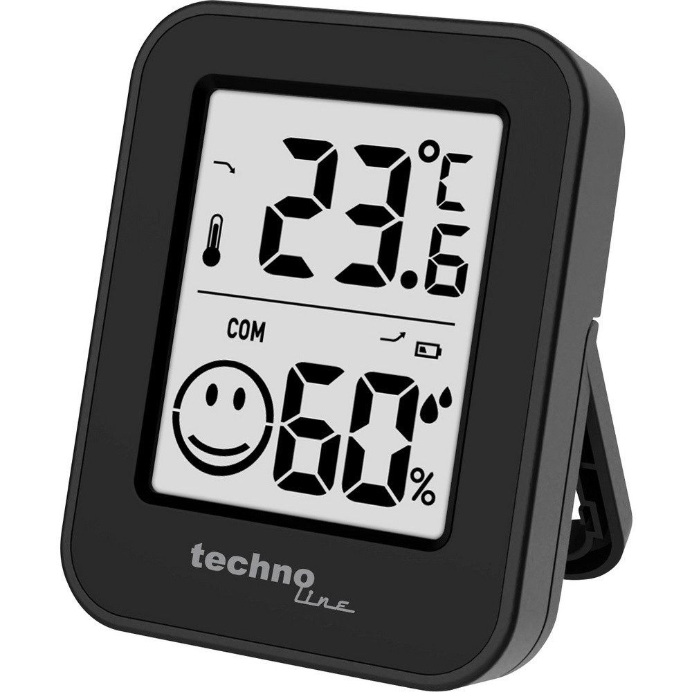 Techno Line Hygrometer Techno Line WS9417 schwarz Thermo-Hygrostation Thermo-/Hygrometer Schw