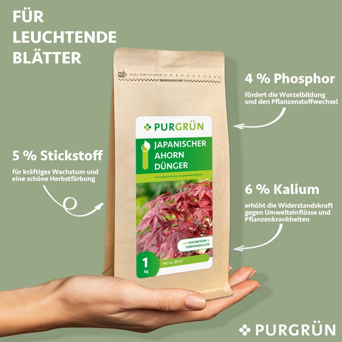Purgrün Gartendünger Purgrün Japanischer Ahorn Dünger, günstig online kaufen