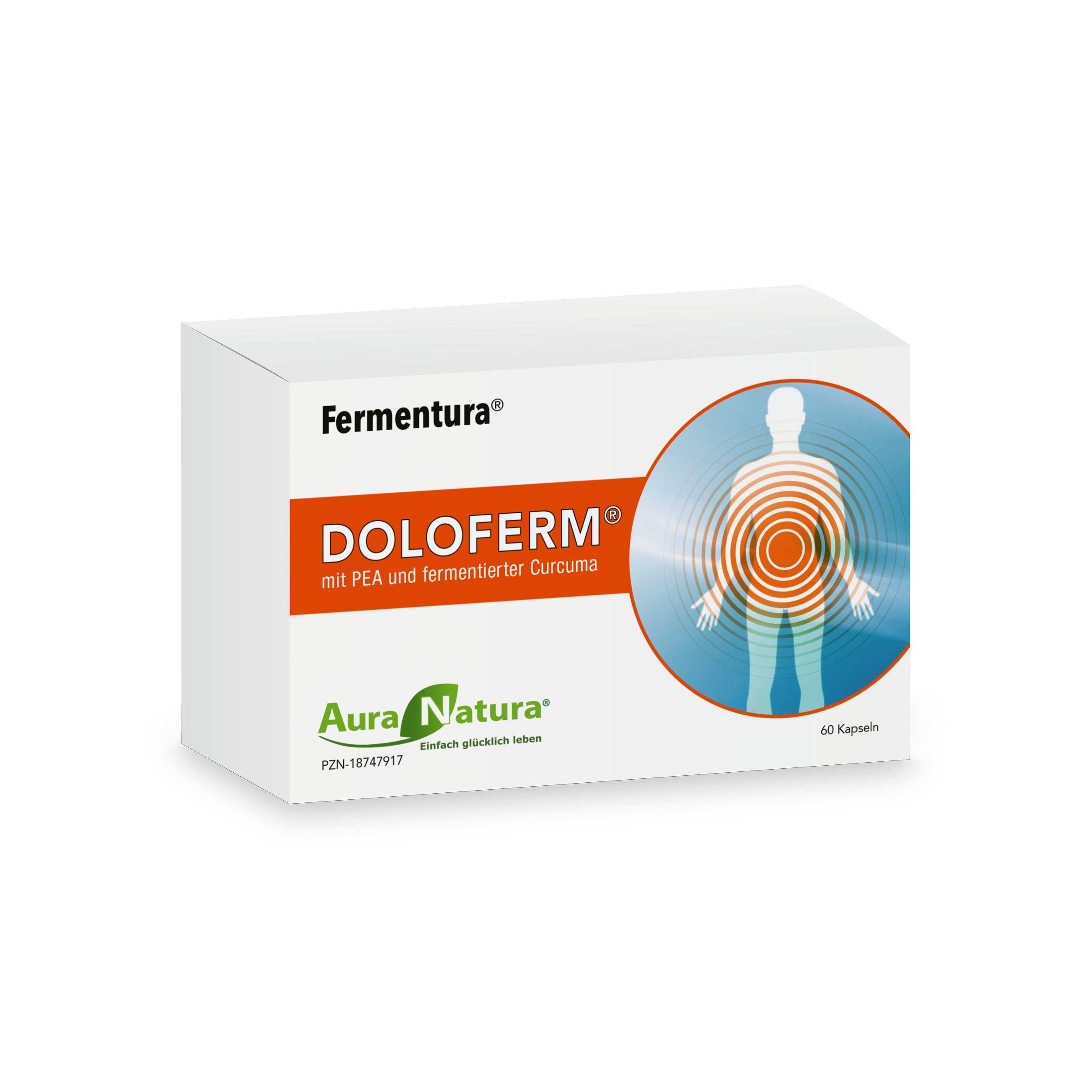 Aura Natura Fermentura Doloferm mit PEA (400 mg jeTagesdosis), PQQ Kapseln