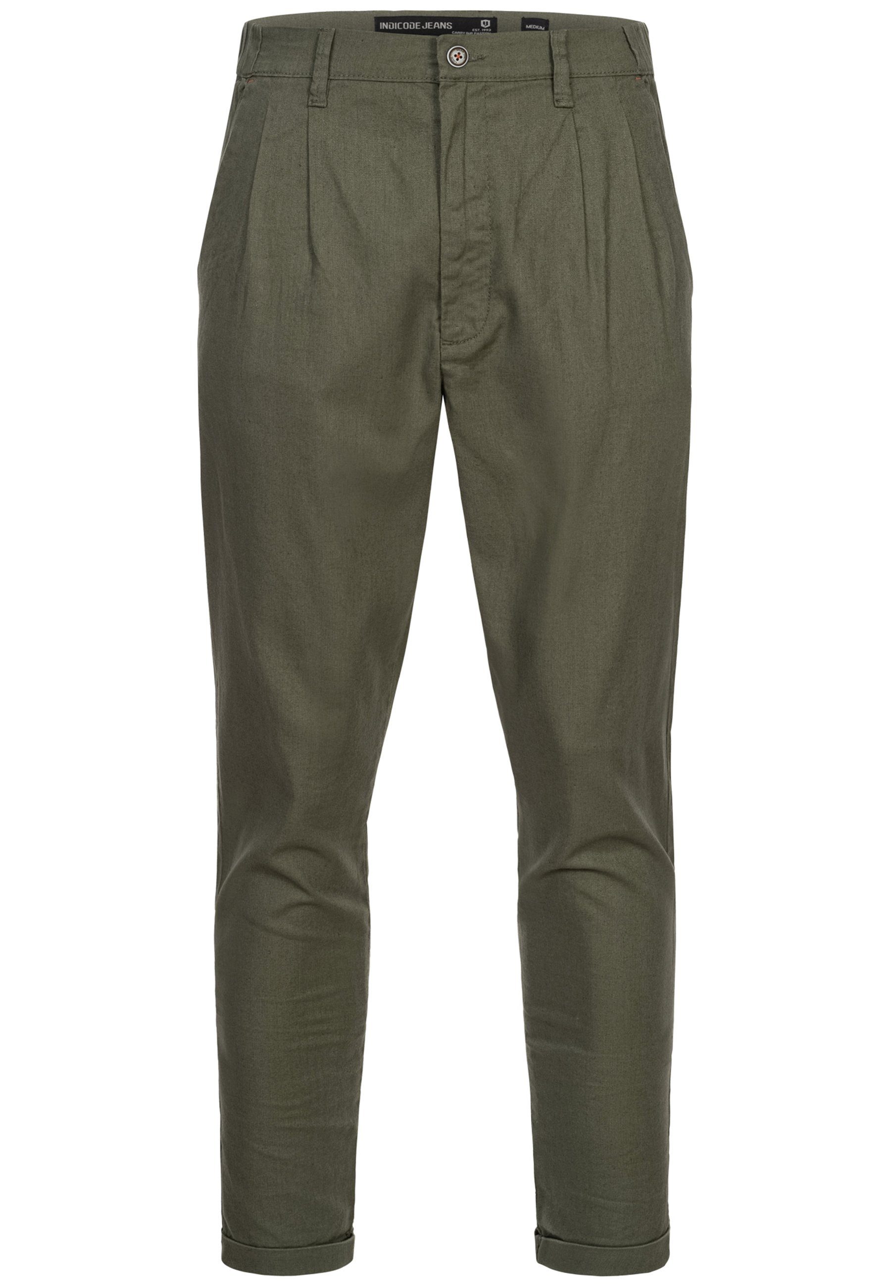 Indicode Leinenhose Cunningham günstig online kaufen