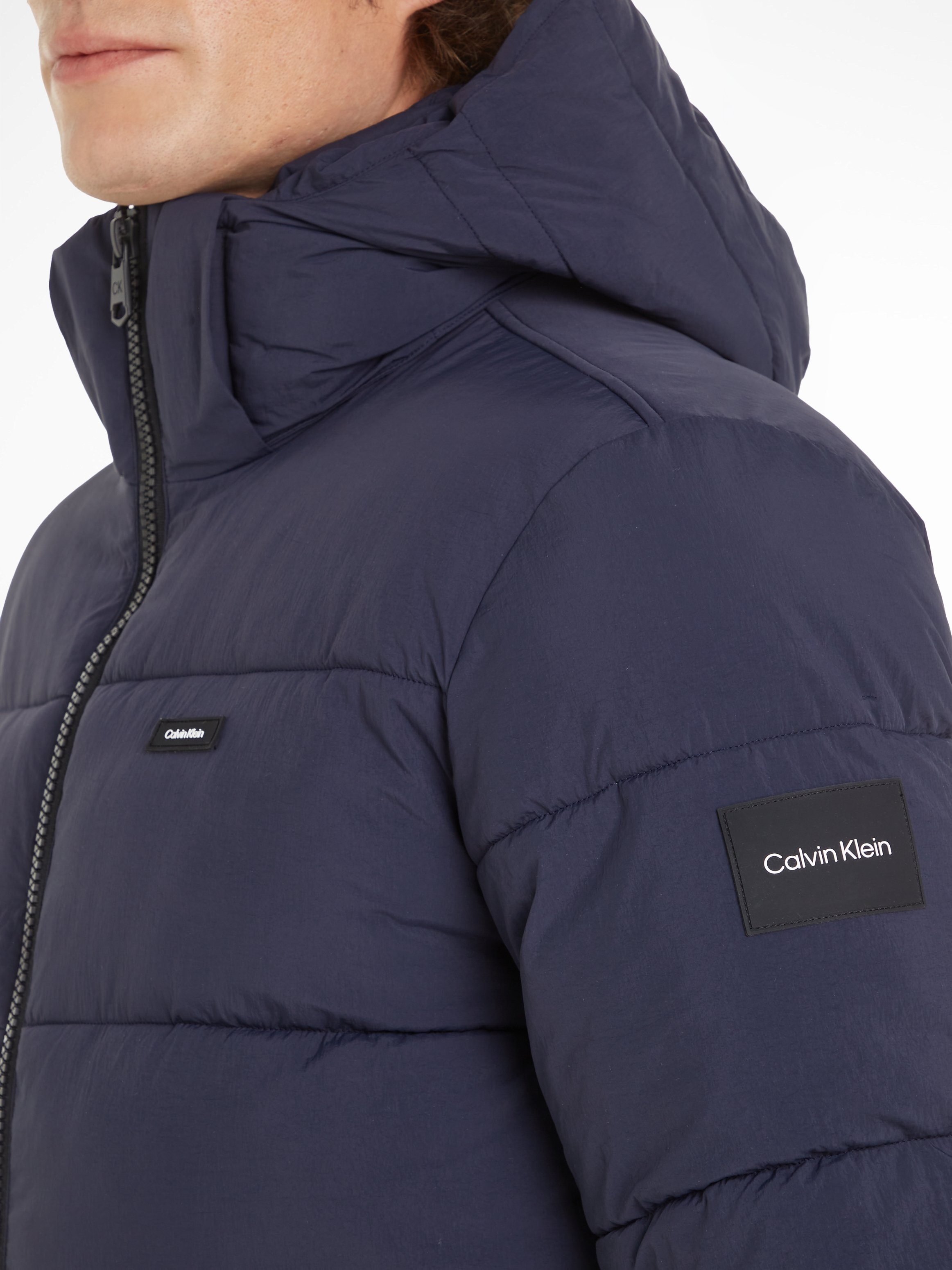 mit Stehkragen Klein Steppjacke marine Calvin