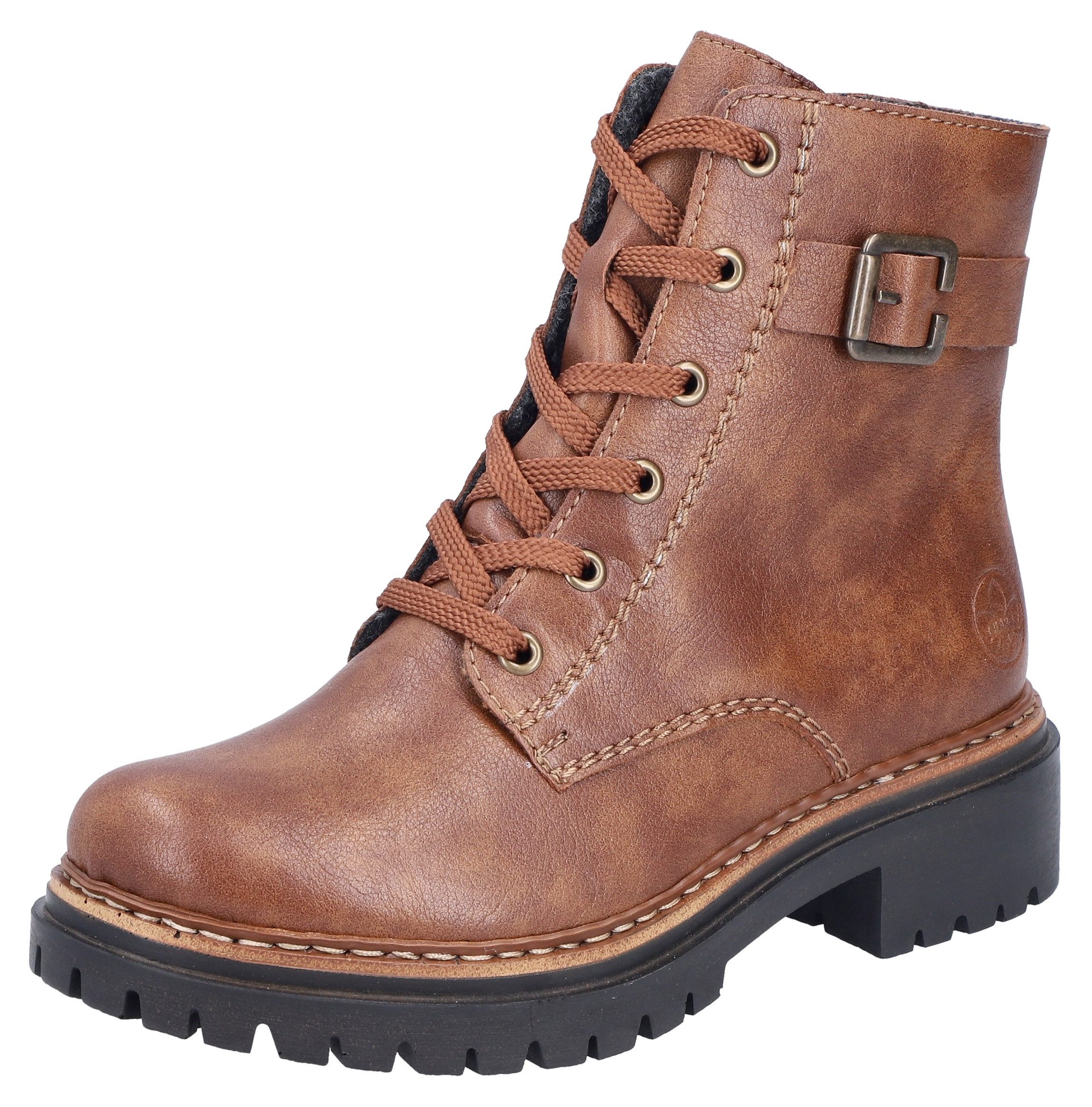 Rieker Schnürboots, Winterstiefel, Boots mit kontrastfarbener günstig online kaufen