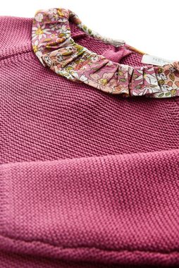 Next Strickkleid Pulloverkleid mit bedrucktem Rockteil (1-tlg)