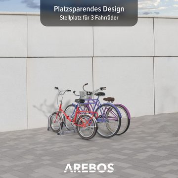 Arebos Fahrradständer Mehrfachständer Radständer Aufstellständer Fahrradhalter