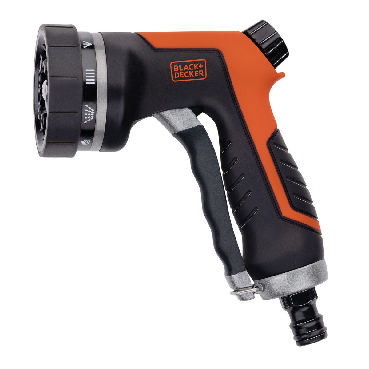 Black + Decker Farbsprühpistole BLACK+DECKER Düse Schwarz/Orange